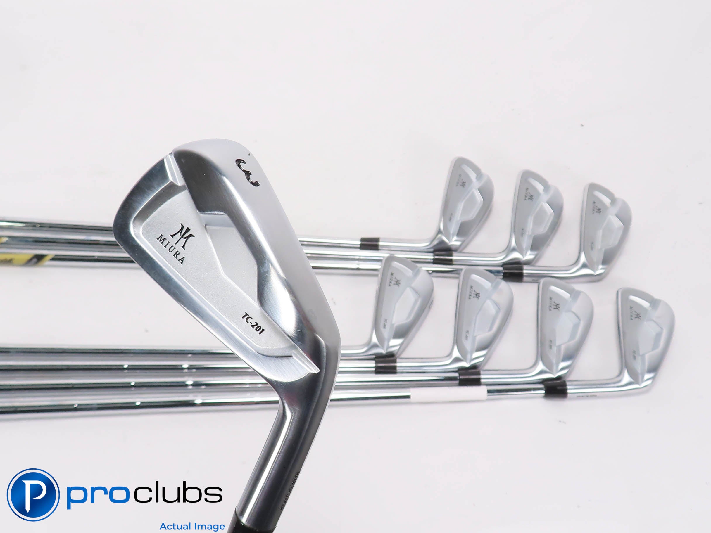 Mint MIURA TC-201 3-PW IRON SET - Dynamic Gold XSeven TX-Flex Steel 465817