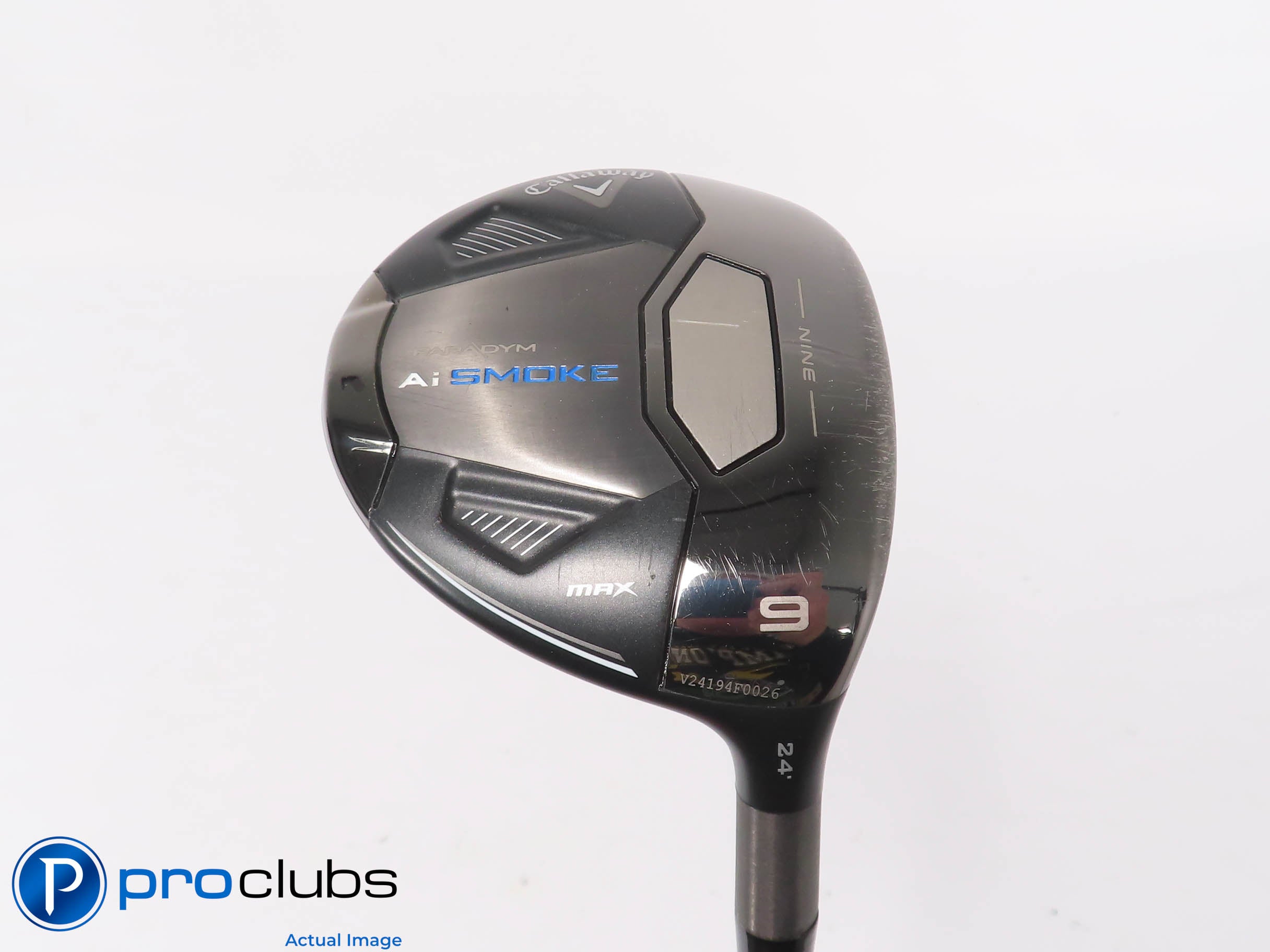 Callaway Ai Smoke MAX 24* 9 Wood - Mitsubishi Kai'li Red 60g Regular Flex 466542