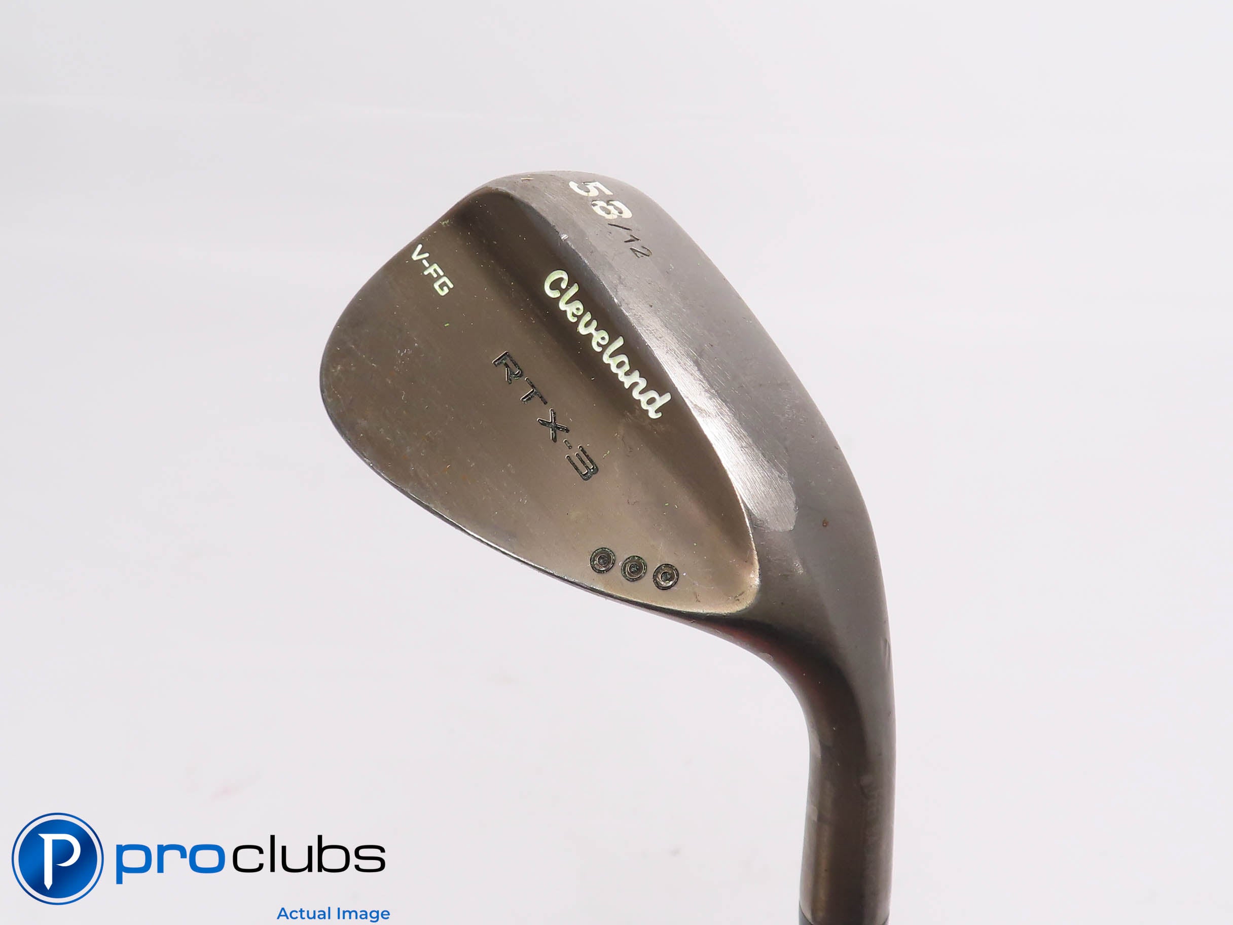 Tour Issue! Cleveland RTX-3 V-FG RAW 58*(12*) Wedge - DG Tour Issue Stiff 466183