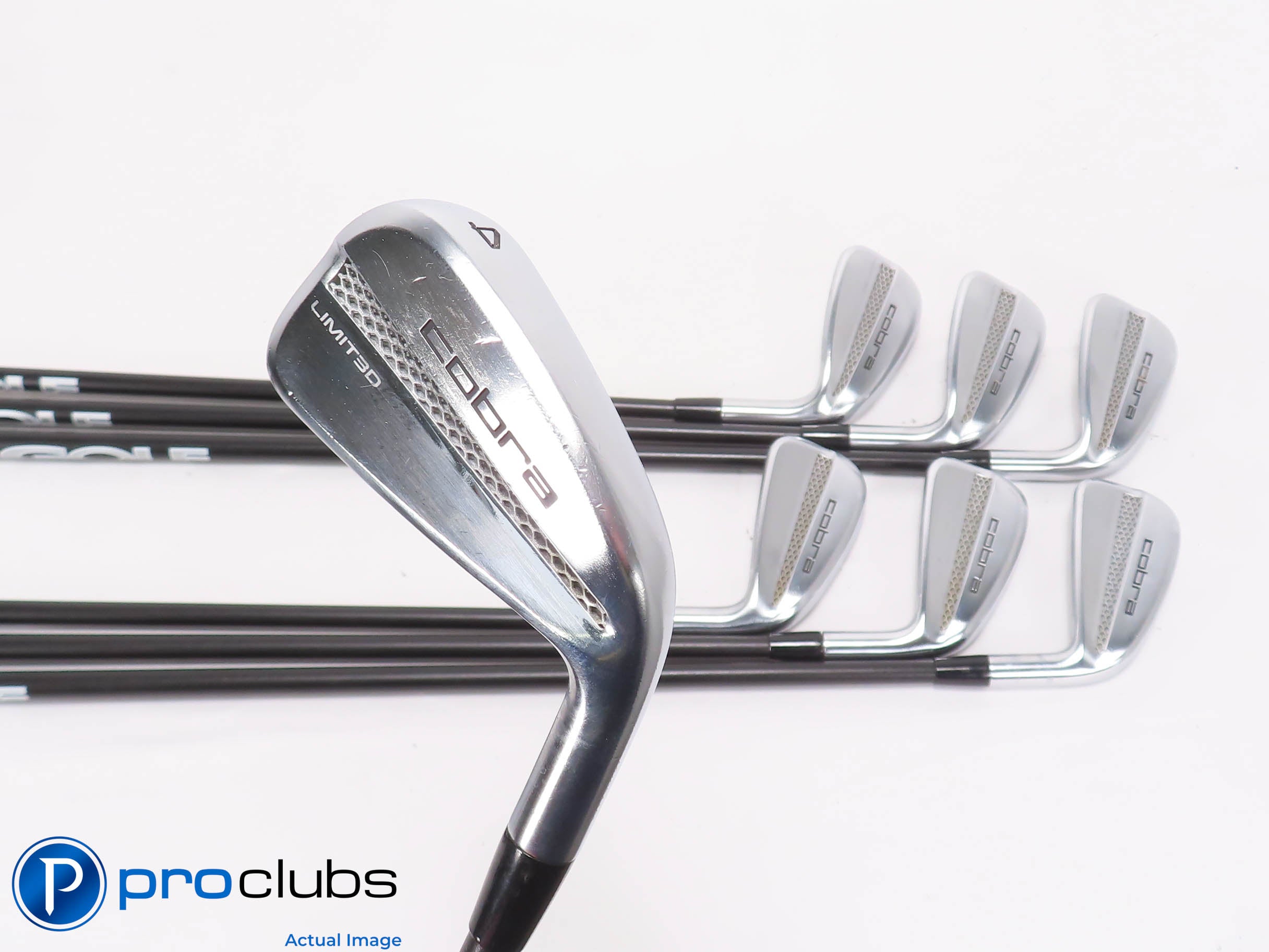 Nice Cobra 3D Printed LIMIT3D 4-PW IRON SET - LAGolf L-120-5 X-Flex Graph 465441