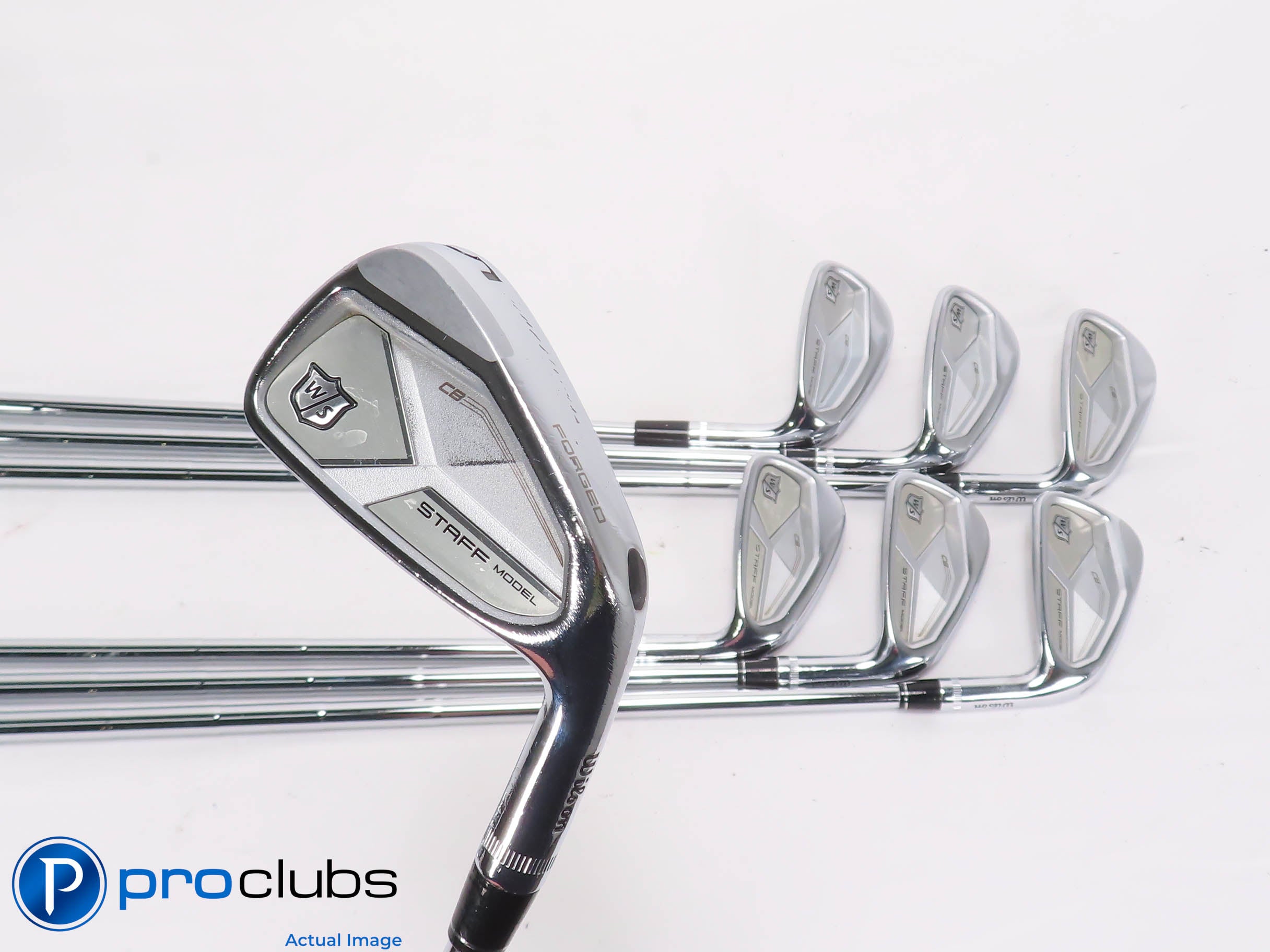 Nice Wilson '21 STAFF MODEL CB 5-PW,GW IRON SET - X100 X-Flex Steel +1/4" 466386