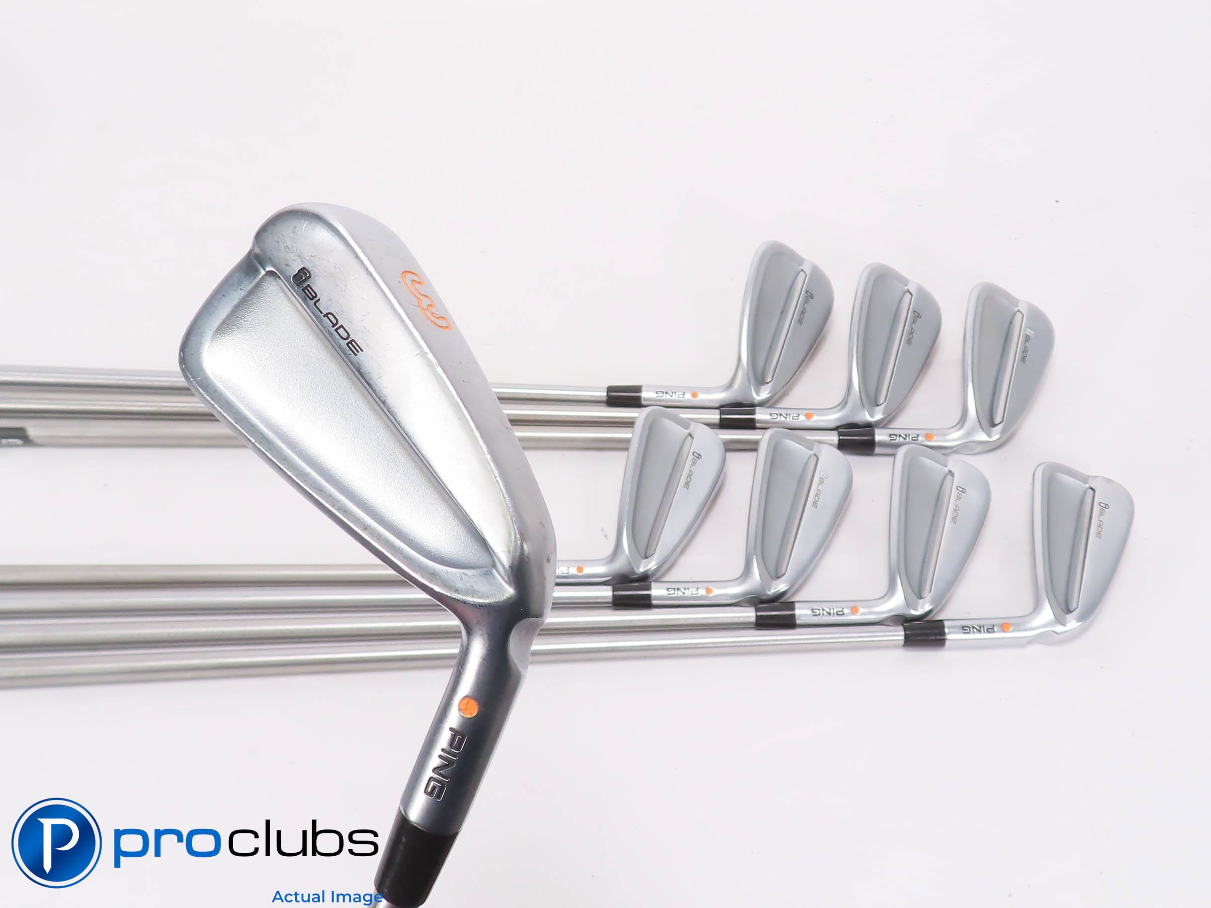 Ping iBLADE 3-PW IRON SET Red Dot - KBS CTaper 125 Stiff+ Flex Steel 466023