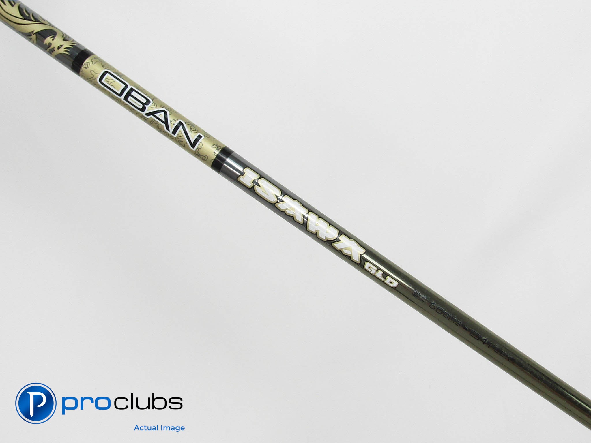 OBAN ISAWA GLD Gold 60 04 Stiff Flex Driver Shaft w/ Titleist Tip #466342