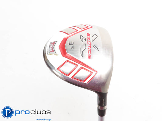 Tour Edge Exotics XCG5 15* 3 Wood - Grafalloy Pro Launch 45g Regular Flex #42432