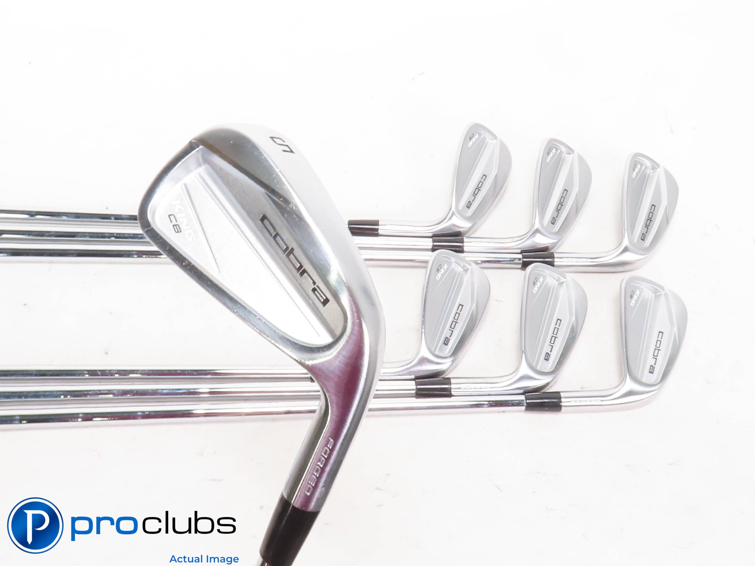 Cobra '2023 KING CB IRONS 5-PW,GW Steel KBS $-Taper 130 X-Flex #423244