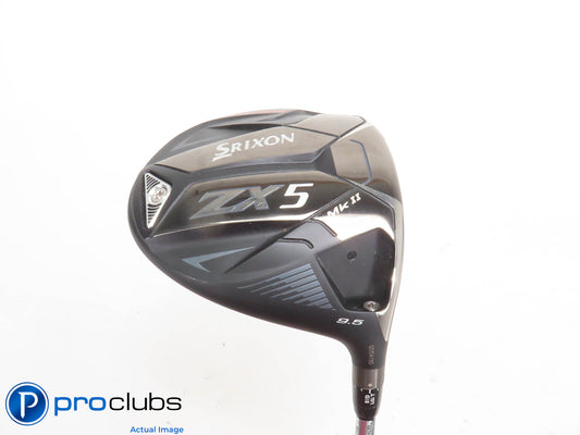 Excellent! Srixon ZX5 MKII 9.5* Driver - HZRDUS RDX Red 60g Regular Flex 419903