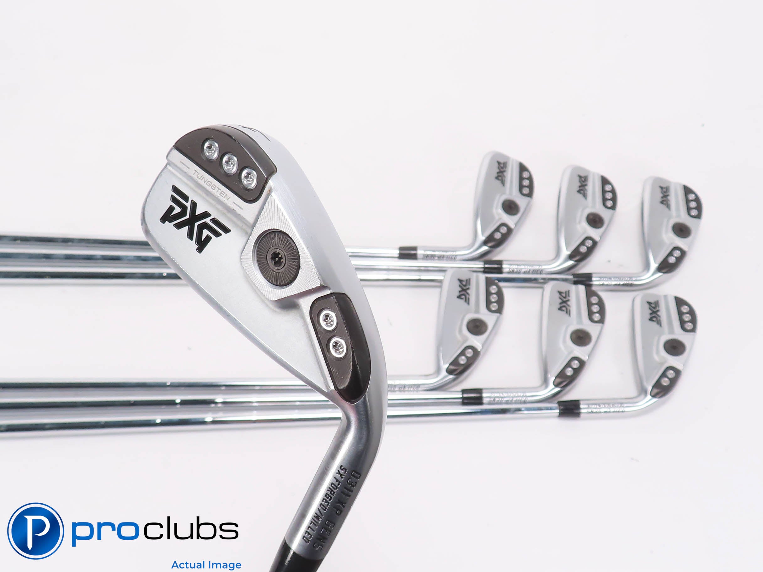 Nice PXG 0311XP Gen5 4-PW IRON SET - KBS Tour 120 Stiff Flex Steel +1/2" 466720