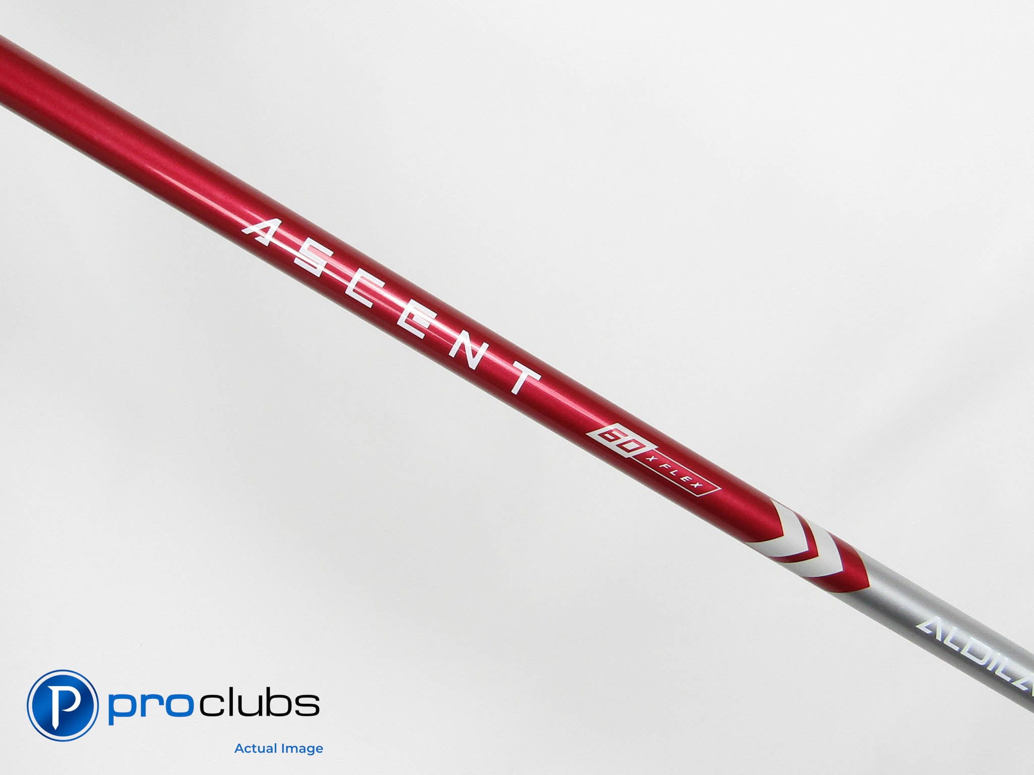 Aldila ASCENT Red 60 X-Flex Driver Shaft w/ TaylorMade Tip #466654