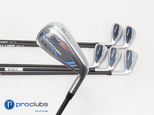 Nice Cleveland Launcher XL 5-PW IRON SET -Catalyst Stiff Flex Graph +1/2" 413805