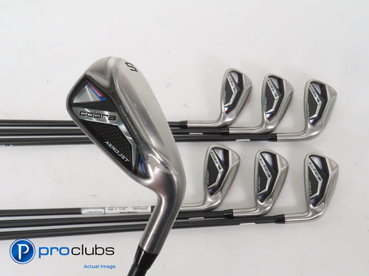 Nice Cobra AEROJET 5-PW,GW IRON SET - KBS PGI 65 Senior Flex Graphite 413280