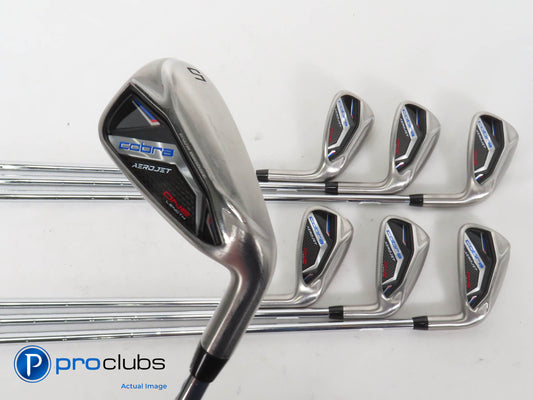 Nice Cobra AEROJET ONE Length 5-PW,GW IRON SET - KBS Regular Flex Steel 413282