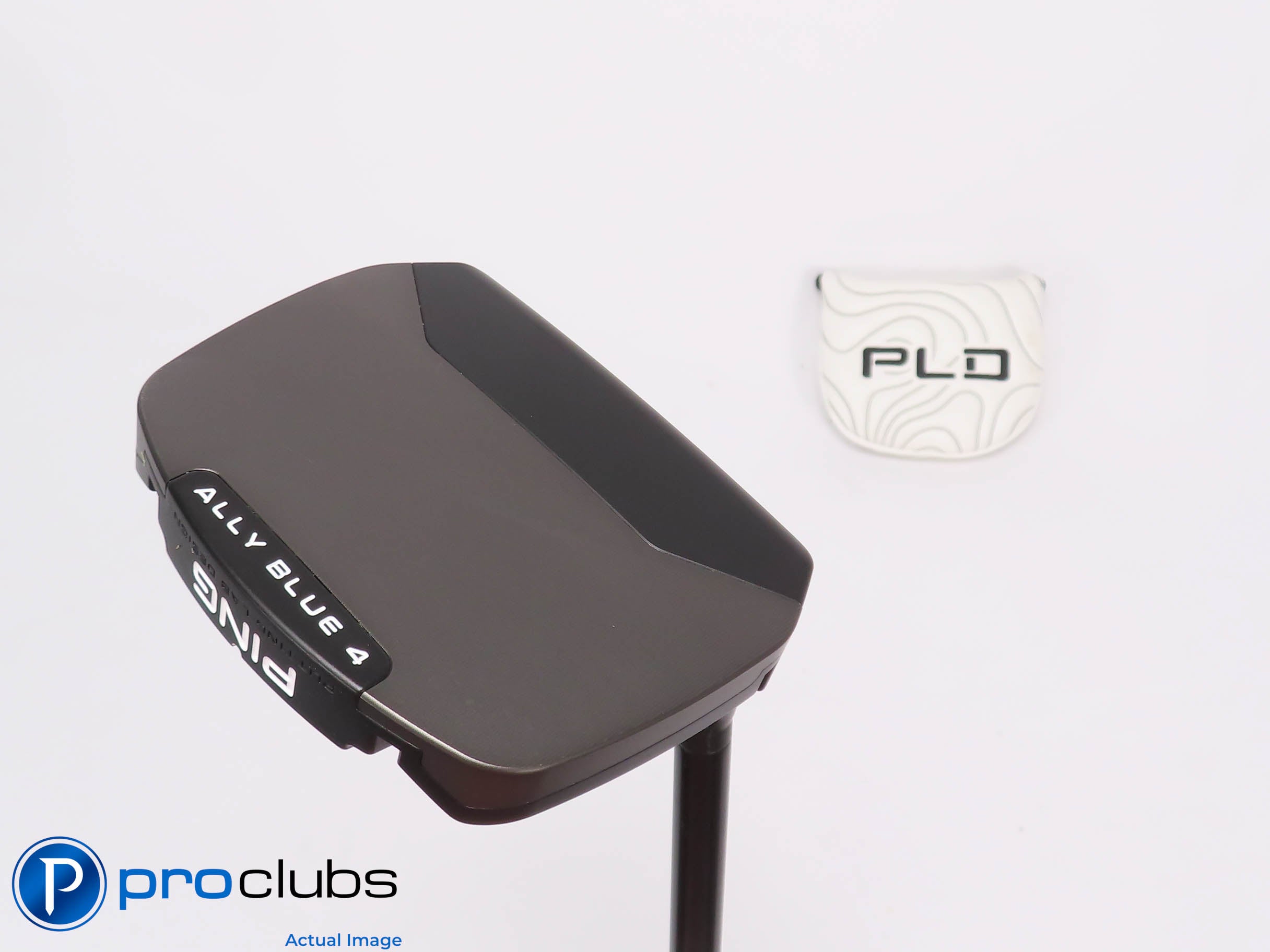 Nice Ping PLD ALLY BLUE 4 Milled Black 34" PUTTER w/Cover 457210
