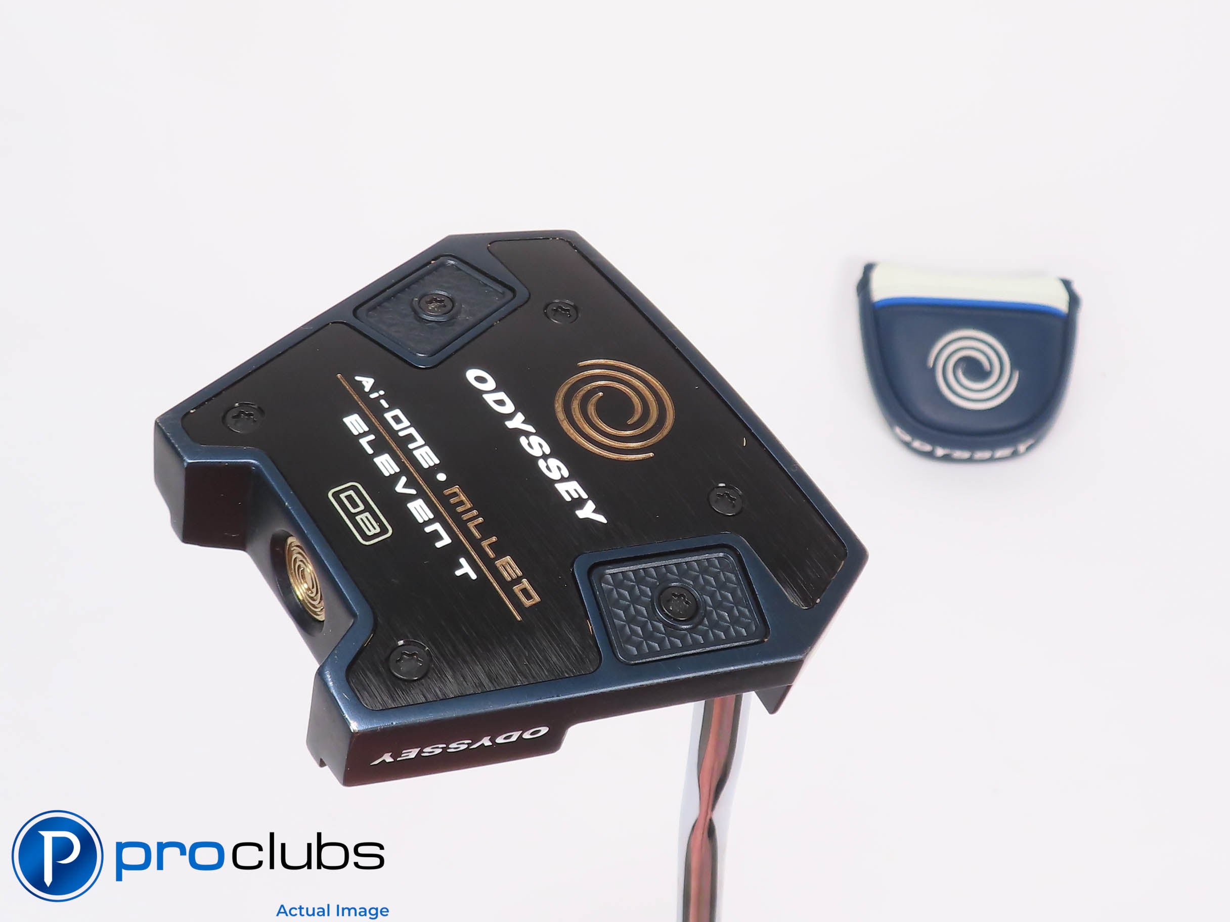 Nice Odyssey Ai-ONE Milled ELEVEN T Double Bend 35" PUTTER w/Cover - SL90 457308