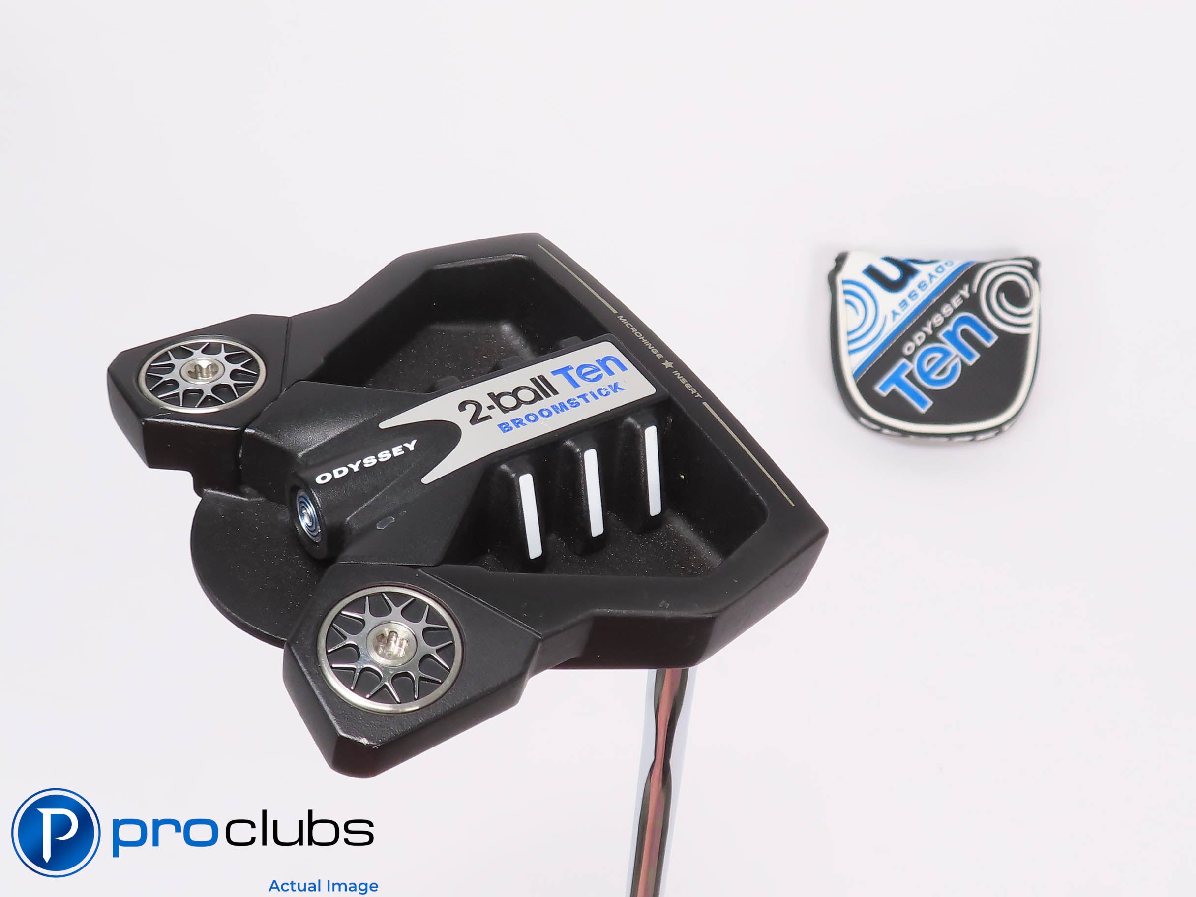 Nice Odyssey 2-BALL TEN Broomstick Double Bend 48" PUTTER w/Headcover 457253