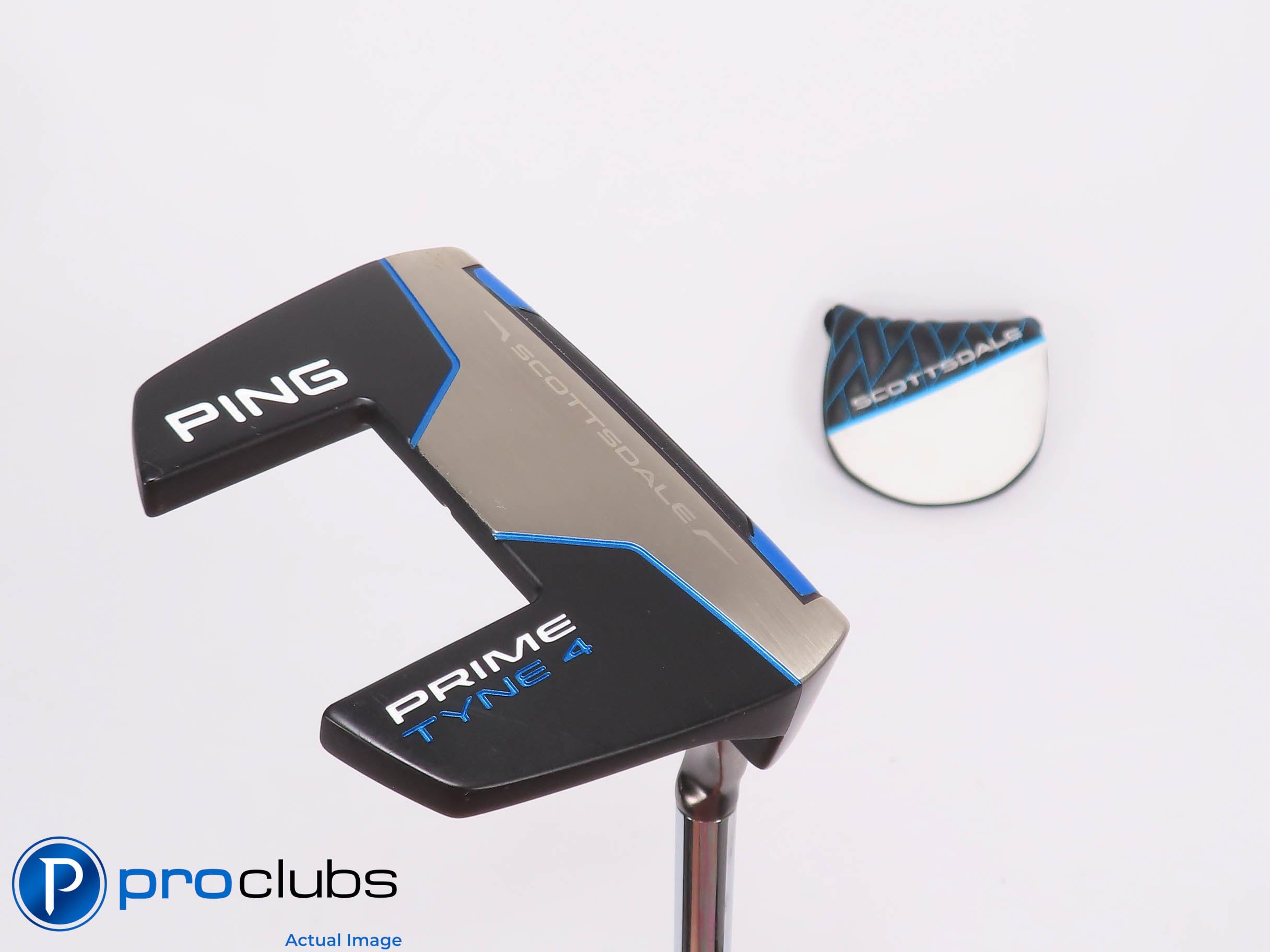 Mint PING Scottsdale Prime Tyne 4 Black Dot 34" Putter w/ HC - 457156