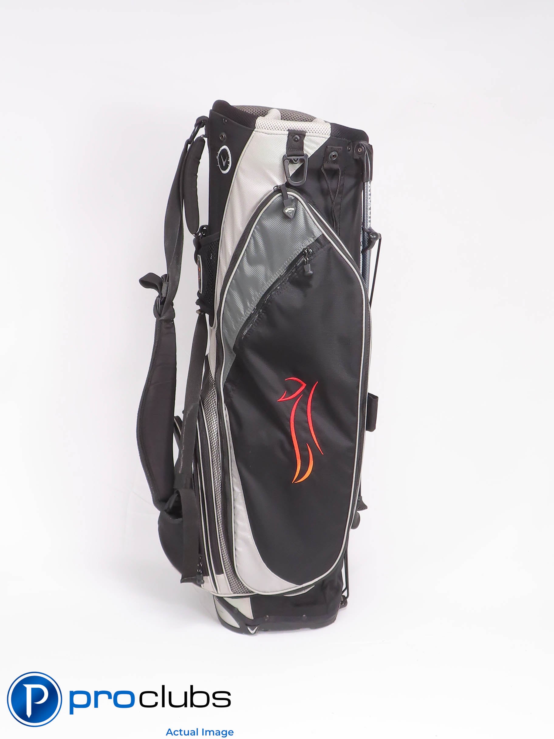 Callaway Xtra Lite Carry Stand Golf Bag w/Rainhood - Black/Gray 456420