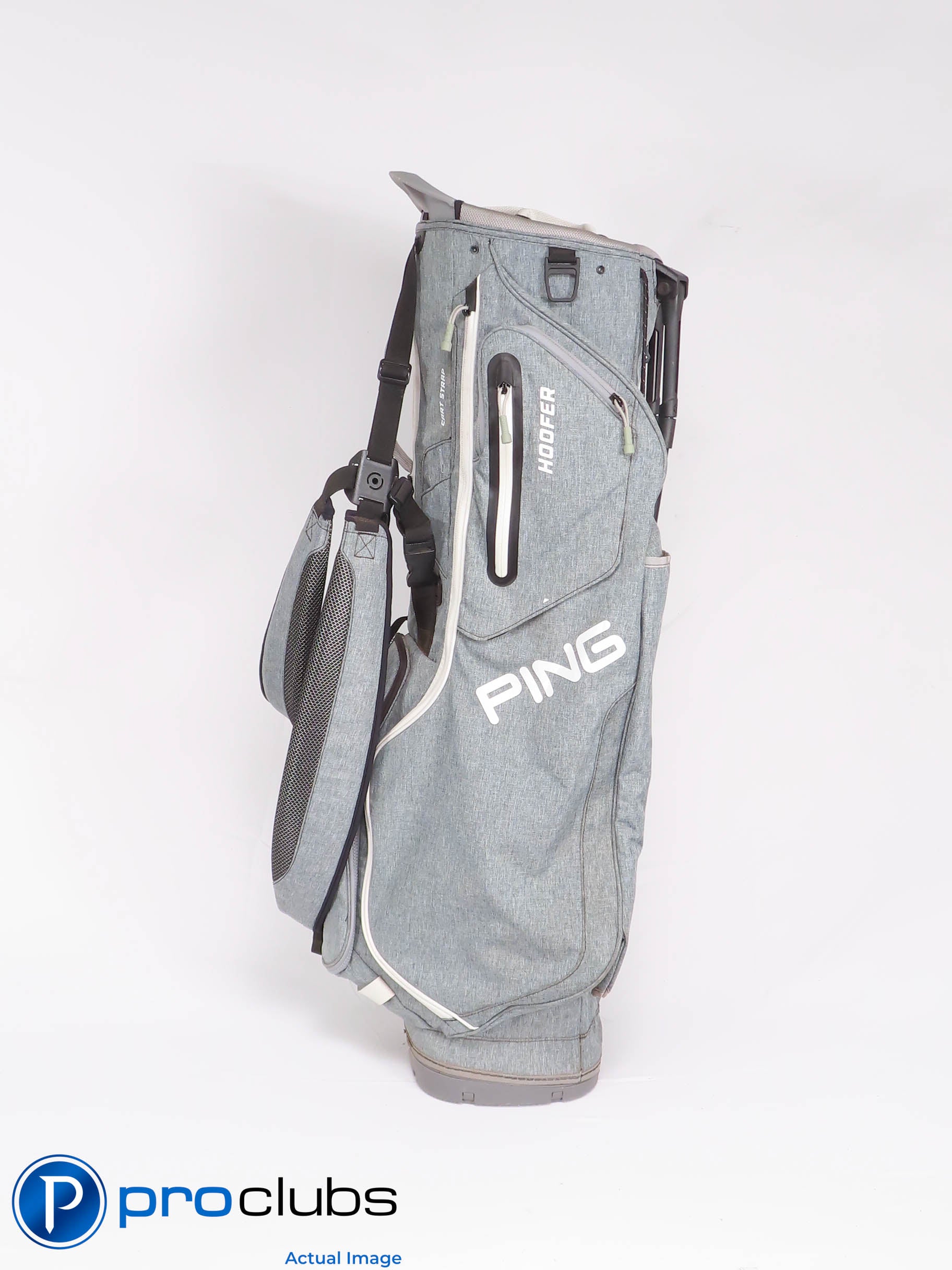 Ping Hoofer Carry / Stand Golf Bag w/Rainhood - Gray 457257