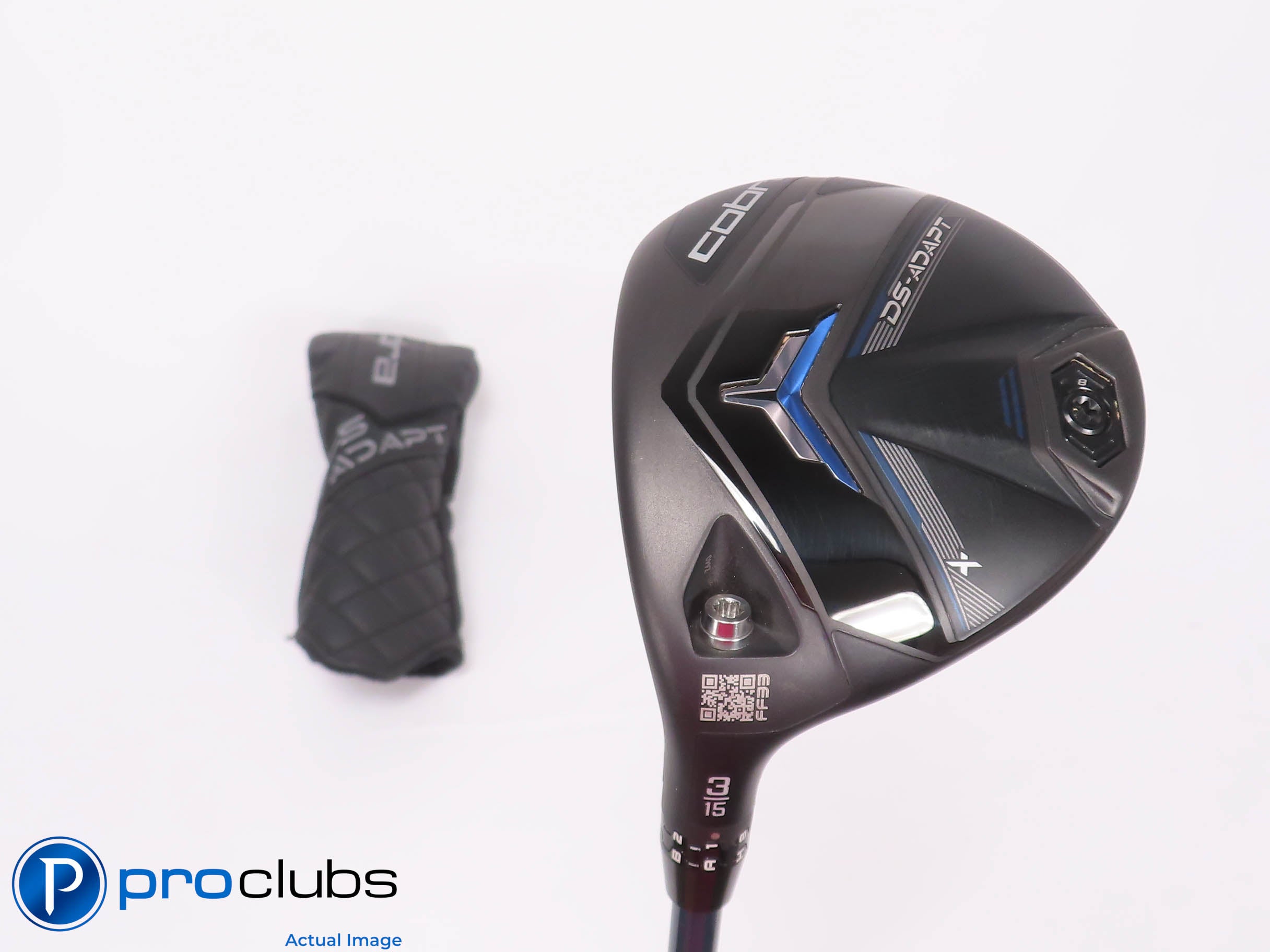 Mint! Left Handed Cobra DS-Adapt X 15* 3 Wood w/ HC - Denali Blue Regular 456412