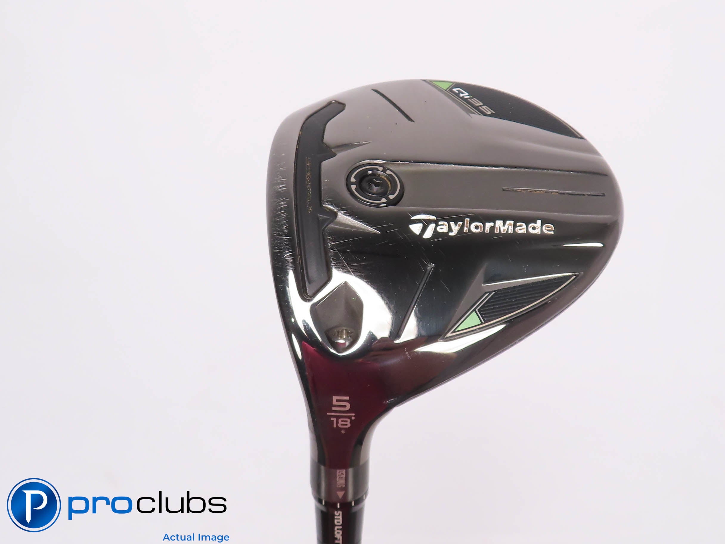 Excellent! Left Handed TaylorMade Qi35 18* 5 Wood - Ventus 5-R Regular - 458018