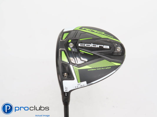 Nice Left Handed COBRA RAD Speed 9* DRIVER Blk/Yel Cypher 50 Regular Flex 413168