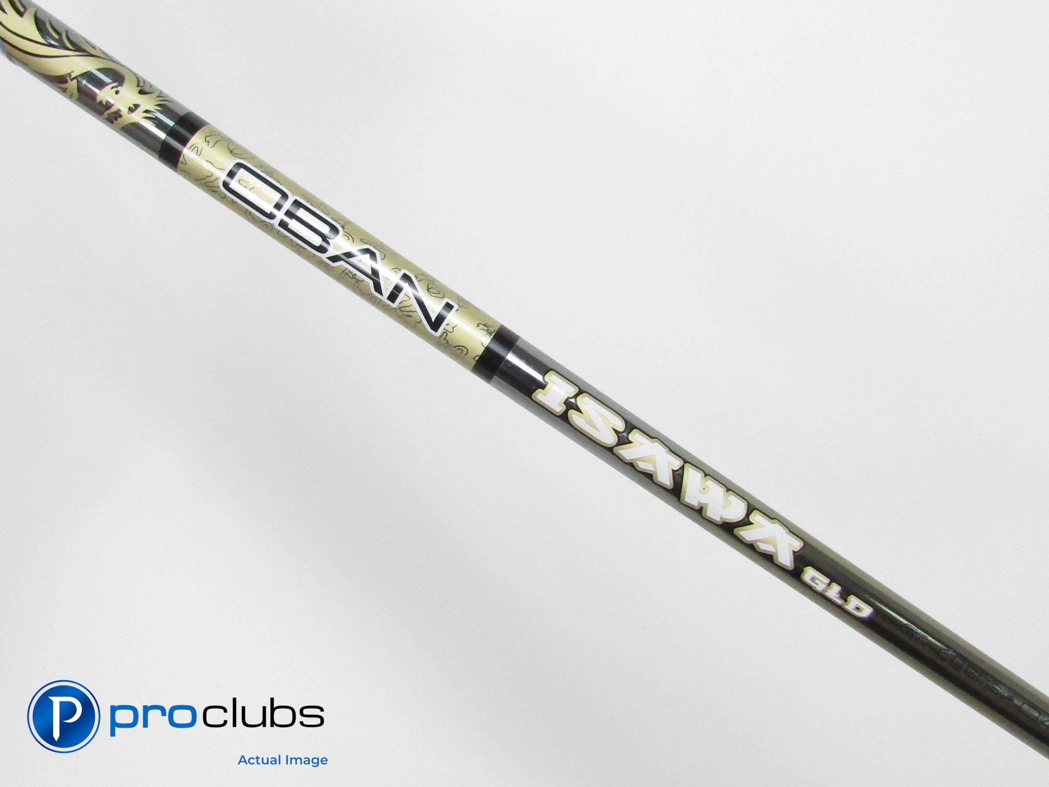 OBAN ISAWA GLD Gold 60 04 Stiff Flex Driver Shaft w/ Titleist Tip #442772