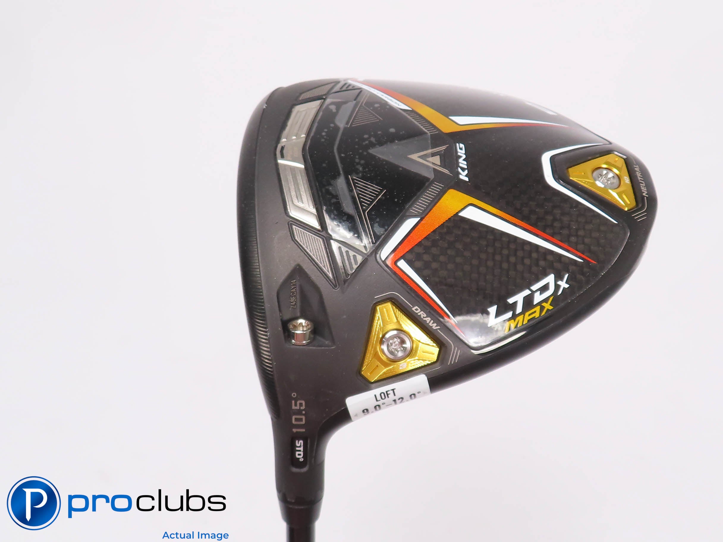 Left Handed COBRA LTDx MAX 10.5* Driver - Gen4 HZRDUS 60g 6.0 Stiff Flex #452091