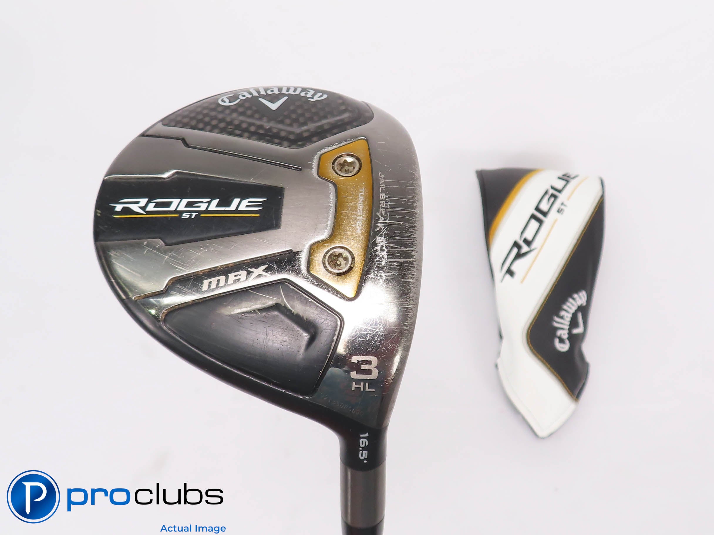 Callaway Rogue ST MAX 16.5* HL 3 Wood w/HC - KBS TD 50g Category 1 Senior 458142