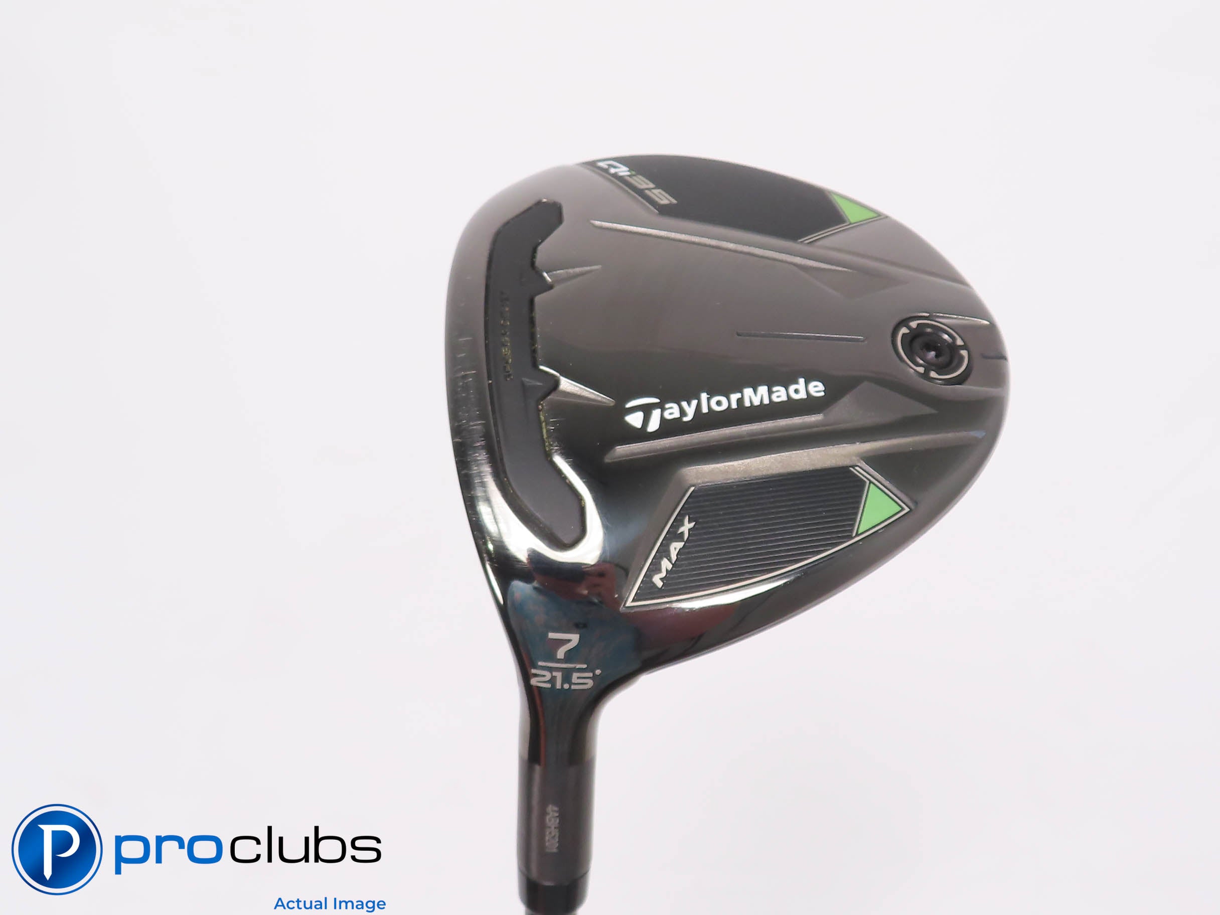 Left Handed TaylorMade Qi35 MAX 21.5* 7 Wood - KBS MAX HL 50g Regular - 458090