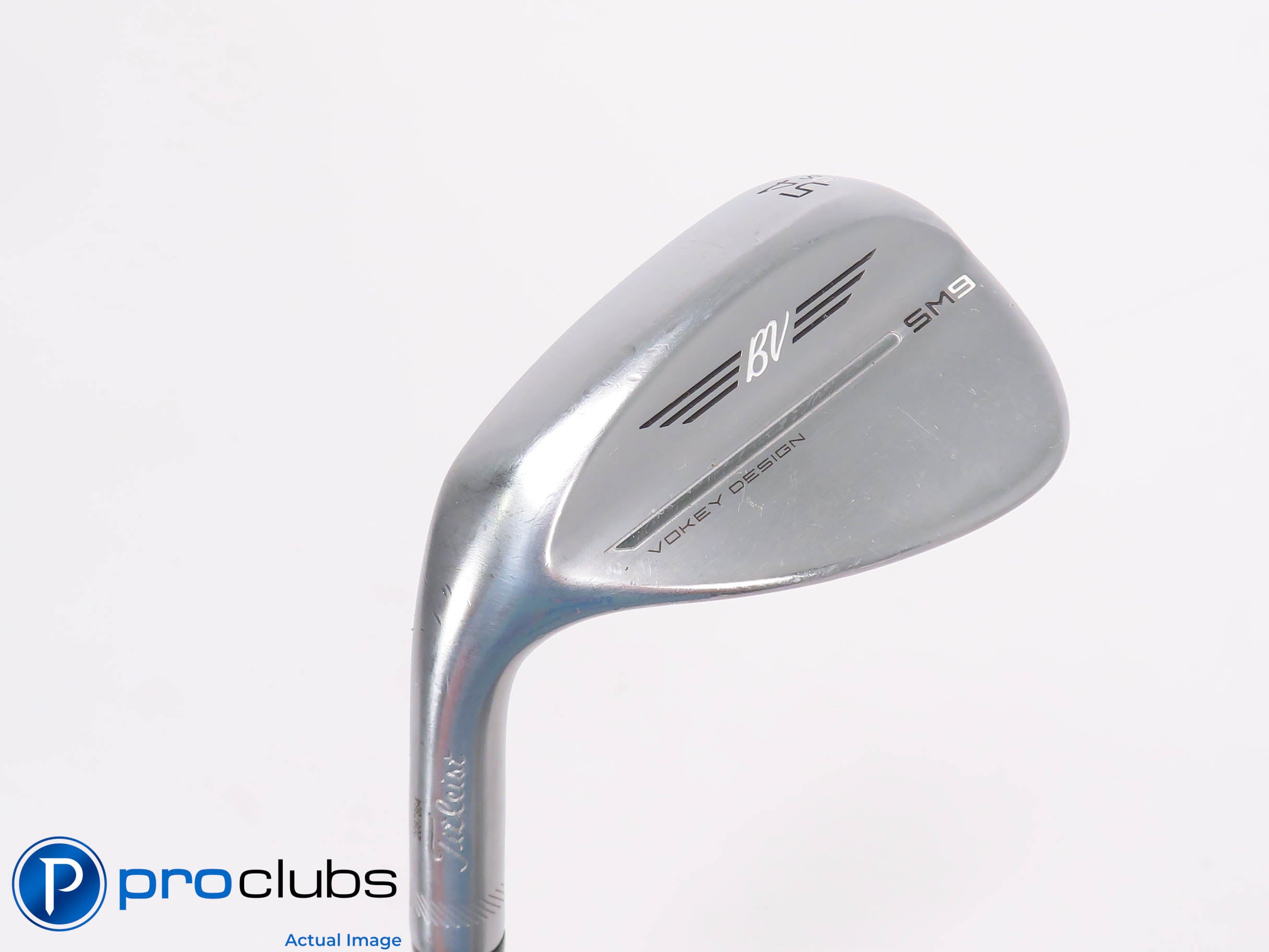 Left Handed Titleist Vokey SM9 54*(10*) Wedge S-Grind - Vokey Wedge Flex #458205