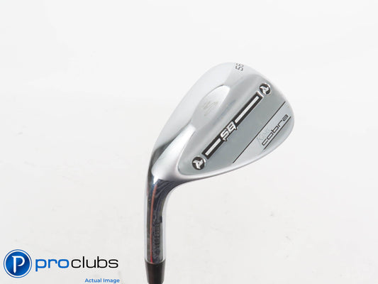 Nice Left Handed Cobra SB Chrome 56*(10*) WEDGE V-Grind KBS125 Stiff Flex 415209