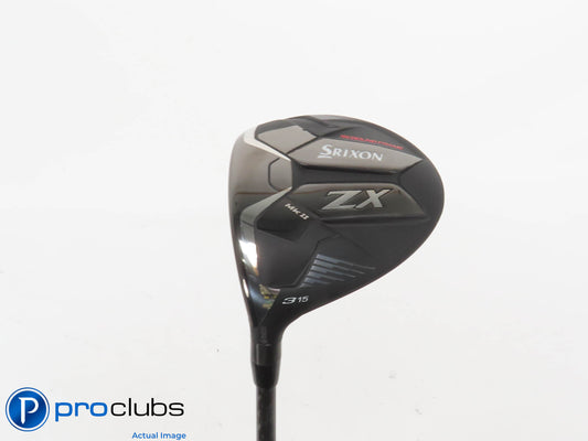 Left Handed Srixon ZX MK II 15* 3 WOOD - Mitsubishi C6 ONYX 60 Stiff Flex 415997