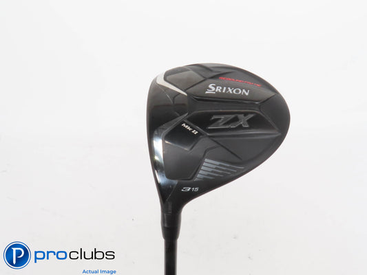 Left Handed Srixon ZX MKII 15* 3 Wood - Accra FX 3.0 Blue 130 M2 Senior - 416003