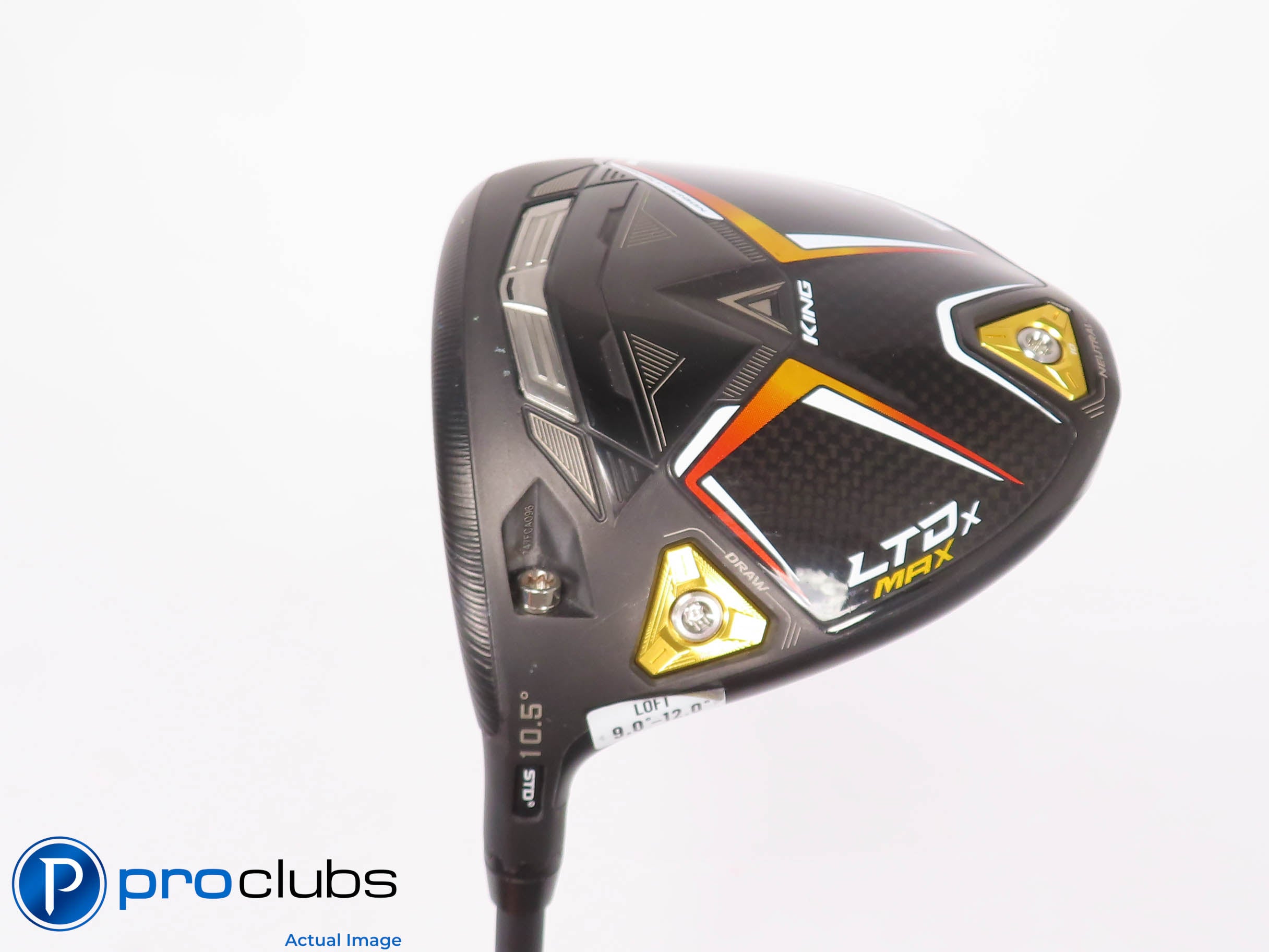 Left Handed COBRA LTDx MAX 10.5* DRIVER - HZRDUS CB Red 50g Regular Flex 452742