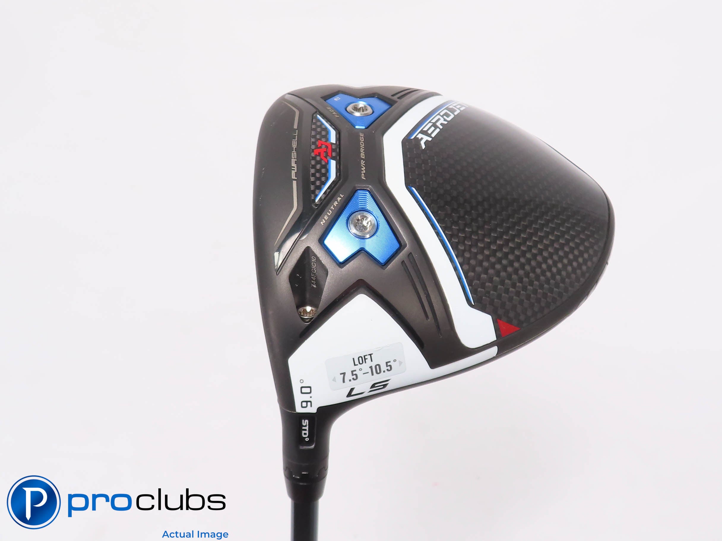 Nice Left Handed Cobra AEROJET LS 9* DRIVER - LINQ White 6F4 Stiff Flex 452534