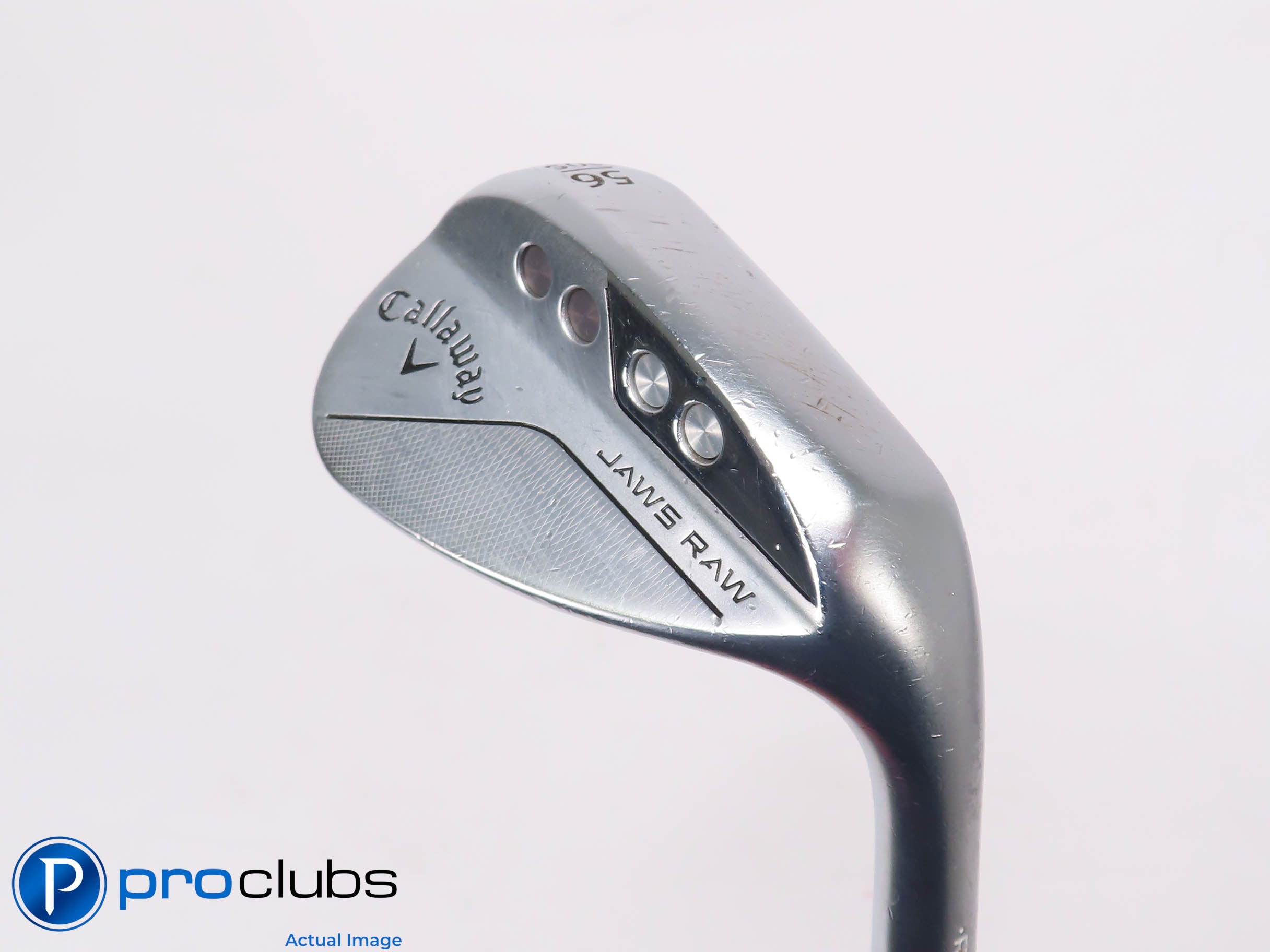 Callaway JAWS RAW Chrome 56*(10*) WEDGE S-Grind - DG Spinner Wedge Flex 459107