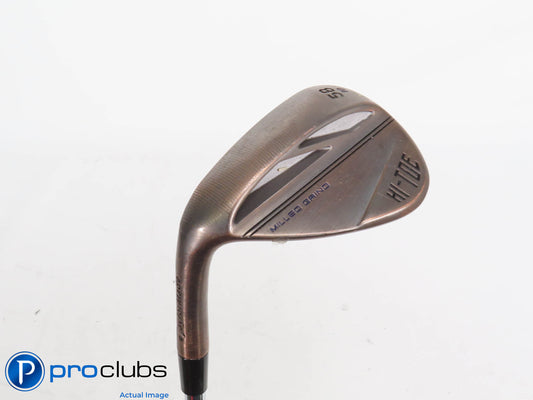 Nice Left Handed TaylorMade Milled Grind HI-TOE 58*(10*) WEDGE Wedge Flex 412551