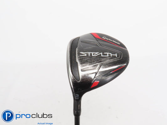 Left Handed TaylorMade STEALTH 15* 3 WOOD - C6 Blue 60g Regular Flex 416669