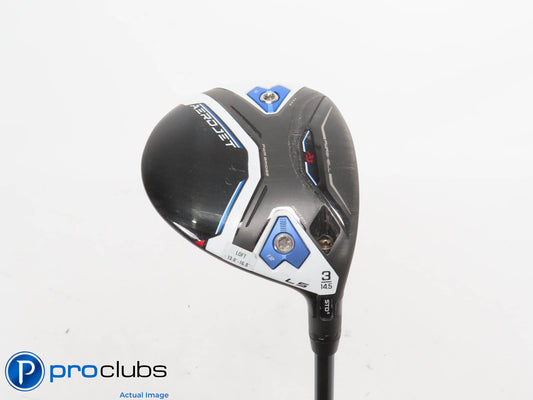 Cobra AEROJET LS 14.5* 3 WOOD - LINQ Blue M40X 7F4 Stiff Flex 415080