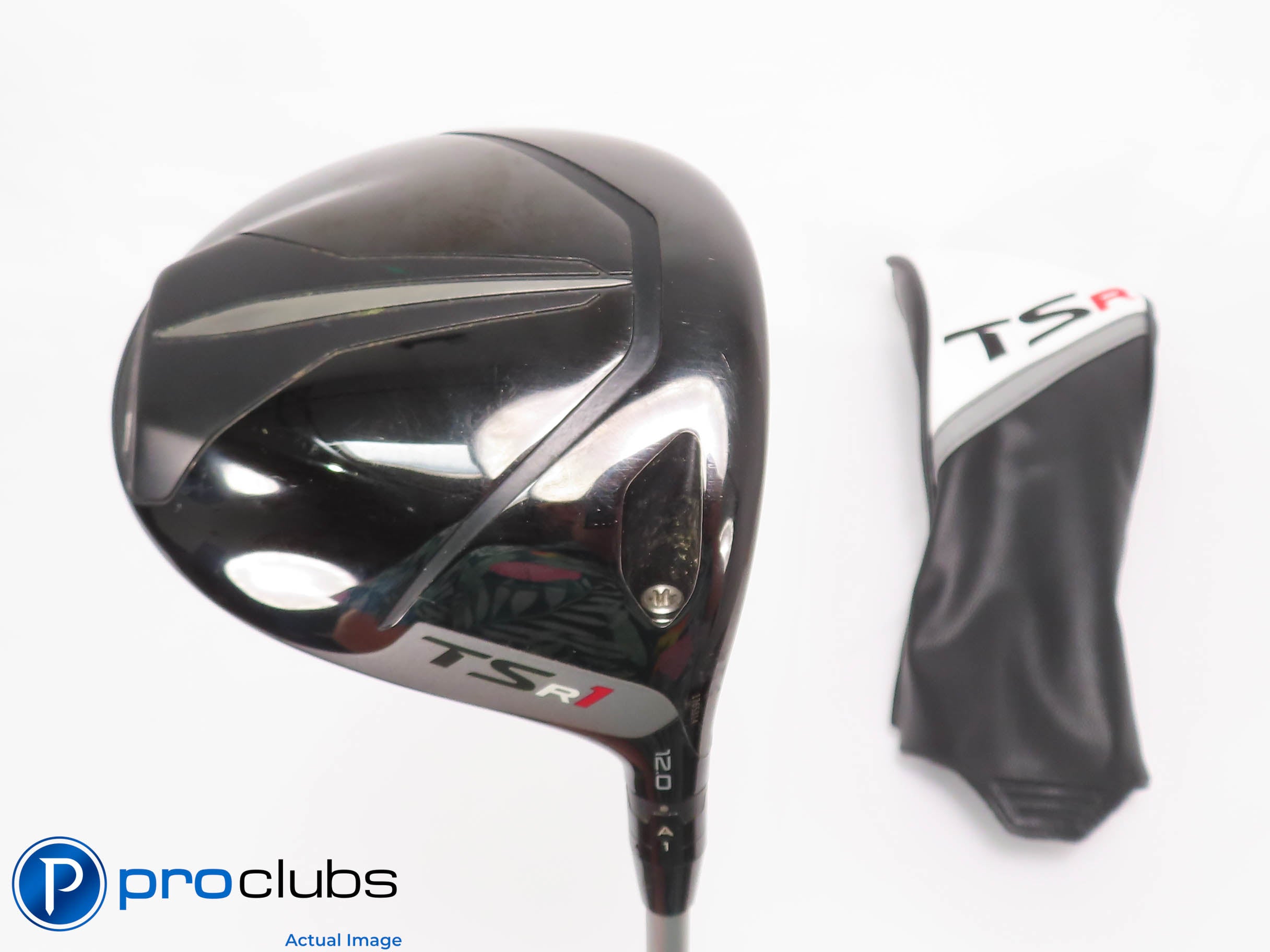 Nice Titleist TSR1 12* DRIVER w/HC - Mitsubishi MMT Sliver 40 Senior Flex 459235