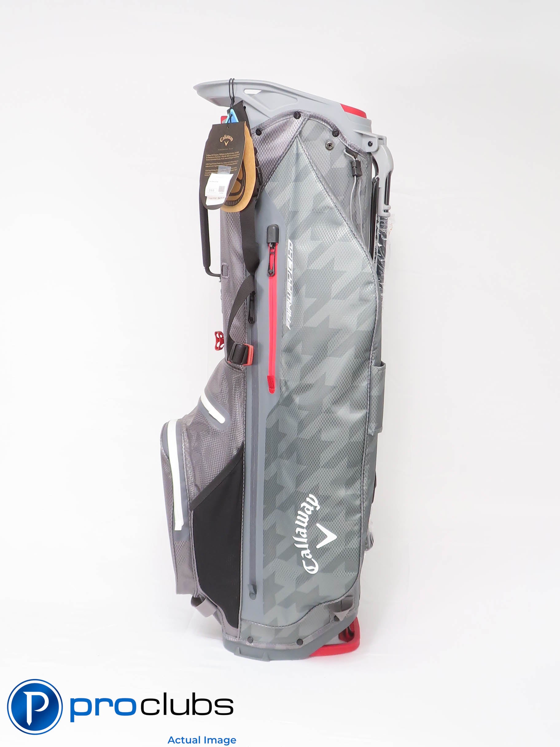 NEW Callaway FAIRWAY C HD Carry / Stand Golf Bag w/Rainhood - Grey 459345