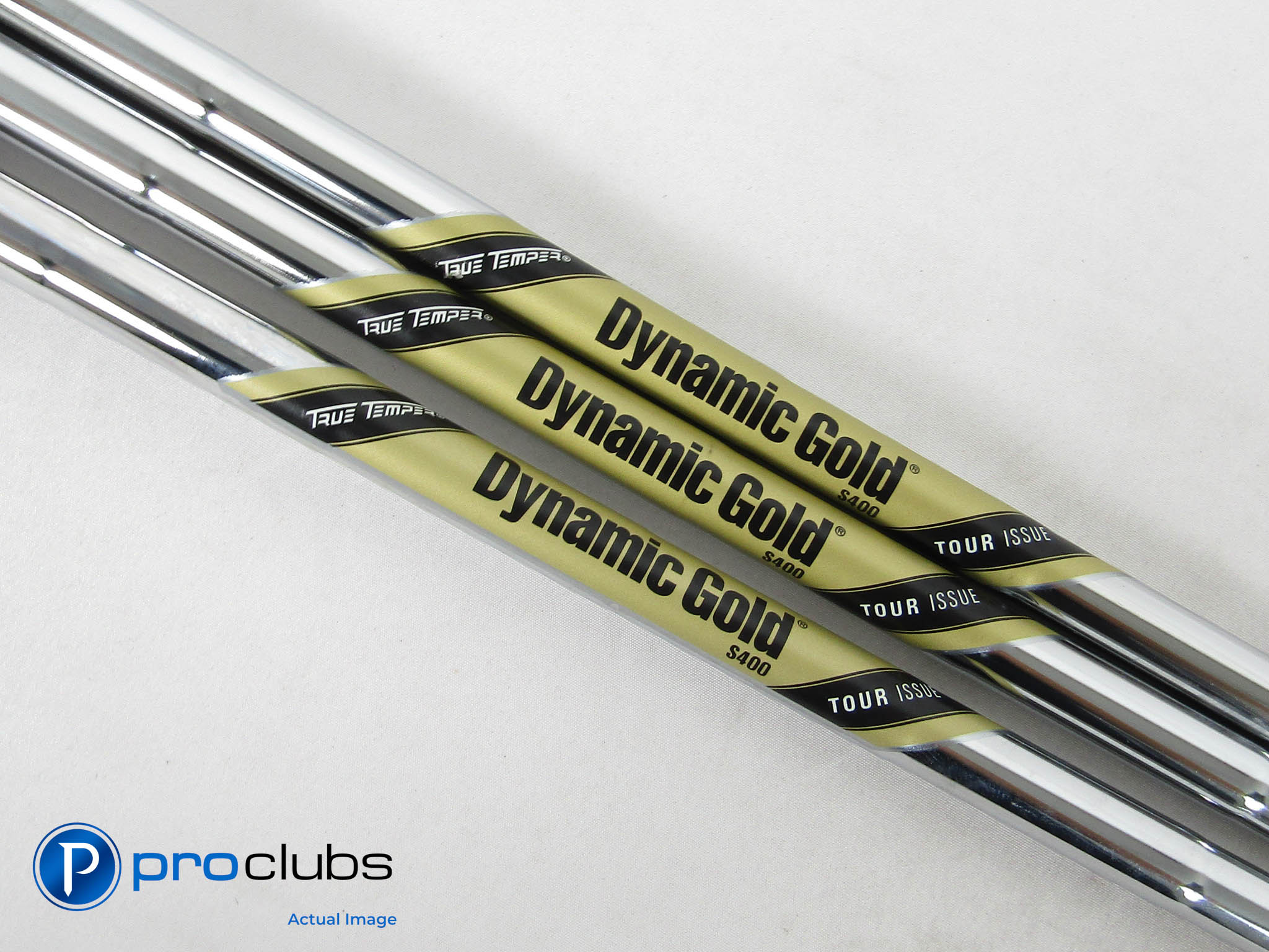 3-Piece Dynamic Gold TOUR ISSUE S400 Stiff Flex Steel Wedge Shafts .355" #448824