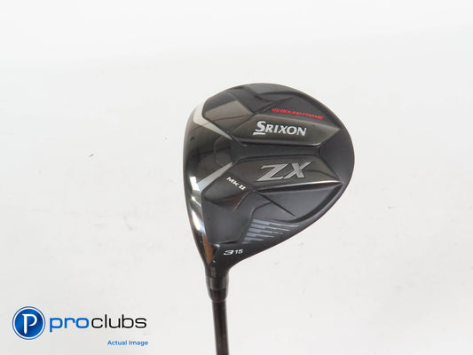 Left Handed Srixon ZX MK II 15* 3 WOOD - Accra FX 3.0 150 M2 Senior Flex 416011