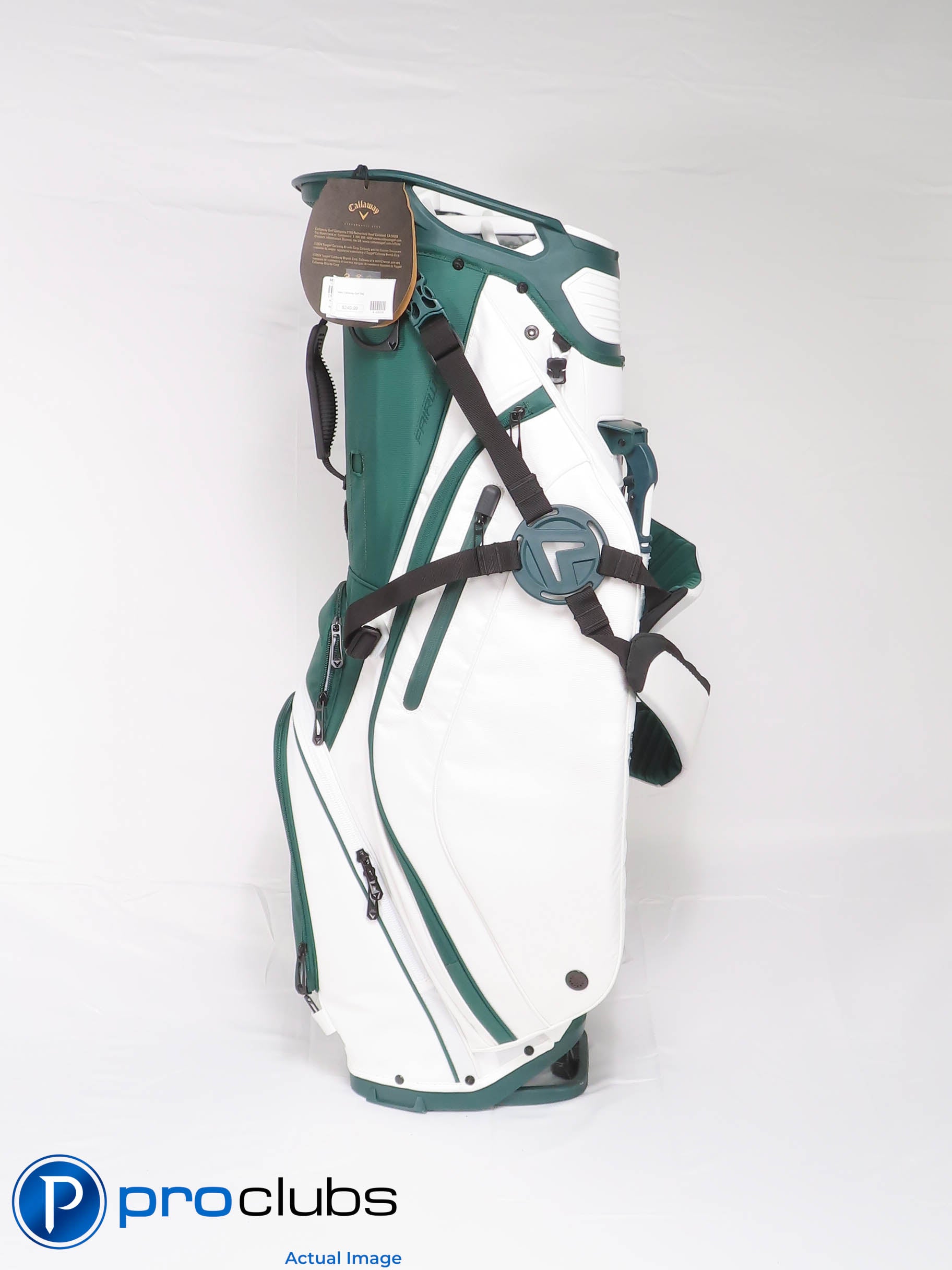 New! Callaway FAIRWAY 14 14-WAY Carry / Stand Golf Bag w/Rainhood #459339