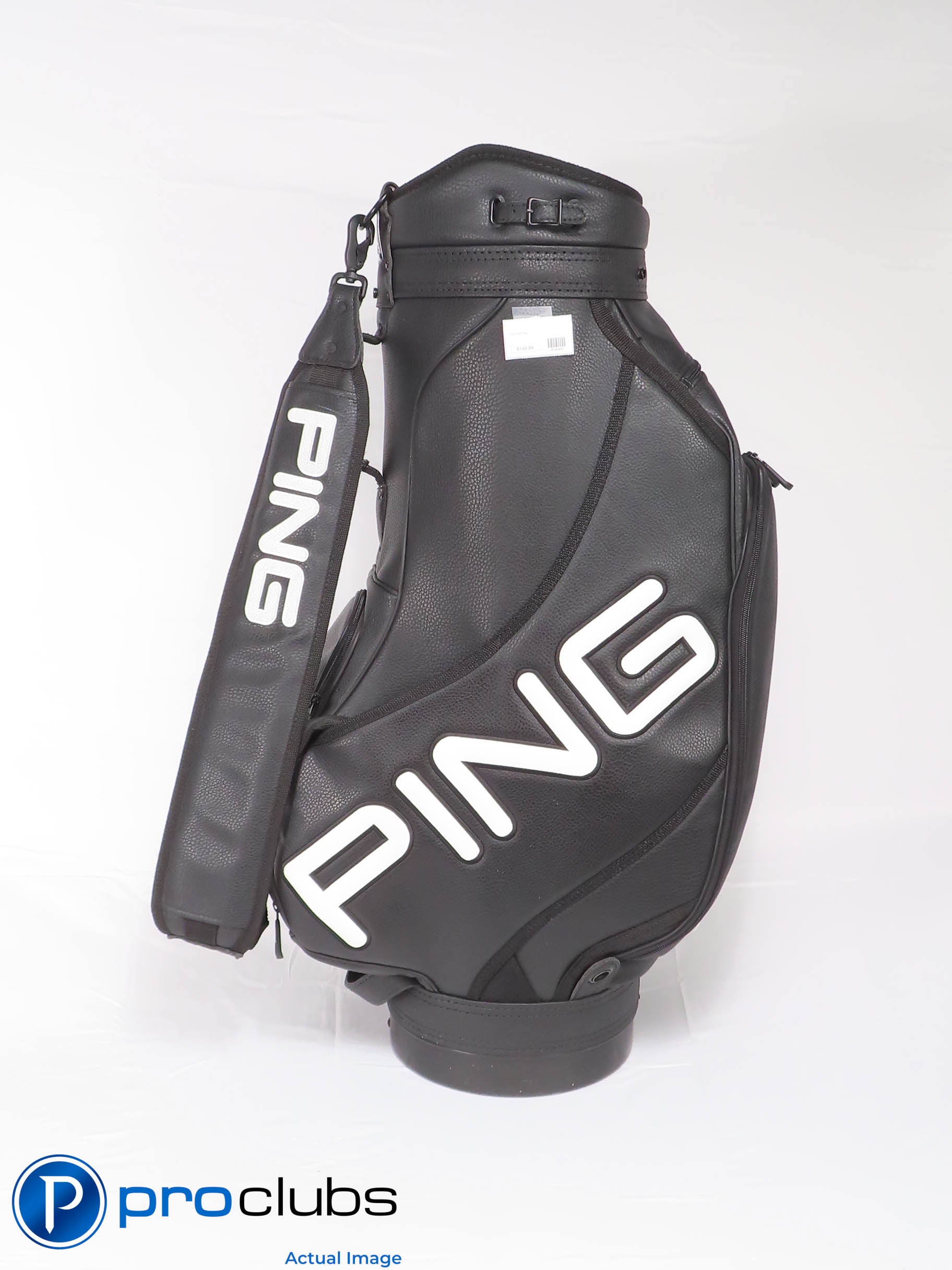 PING Staff Bag w/Rain Hood w/Single Strap - Black #459327