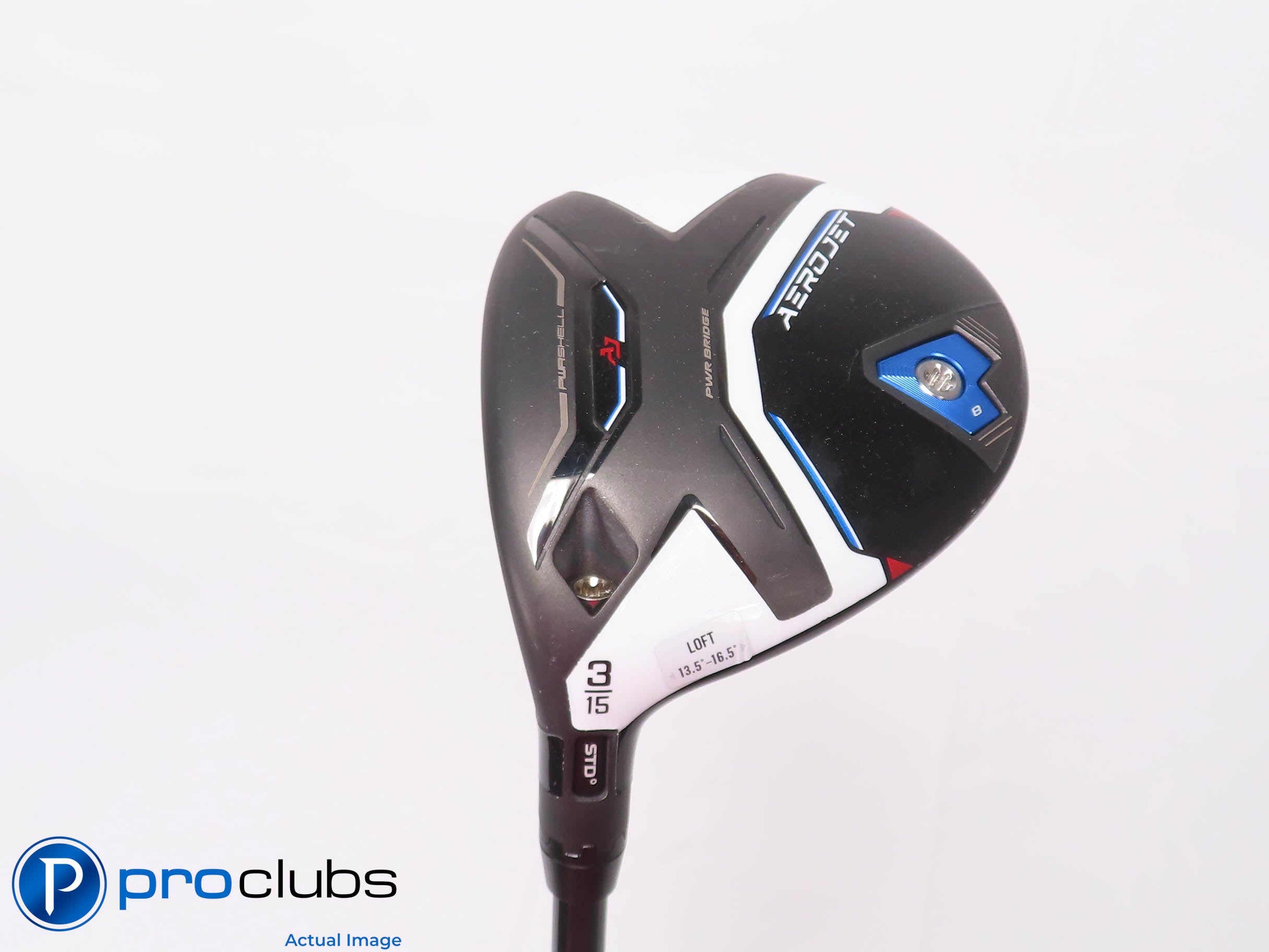 Left Handed Cobra AEROJET 15* 3 Wood - Mitsubishi Kai'li Blue 60g Regular 453062