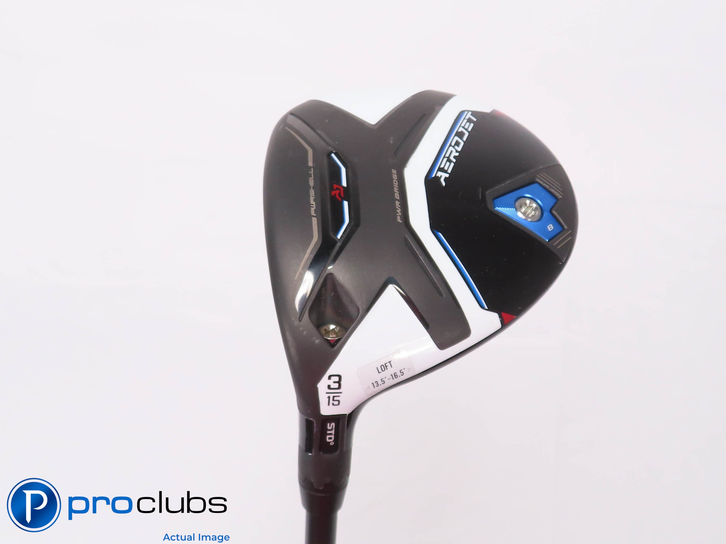 Left Handed Cobra AEROJET 15* 3 Wood - UST Mamiya Helium 5F4 Stiff Flex - 453057