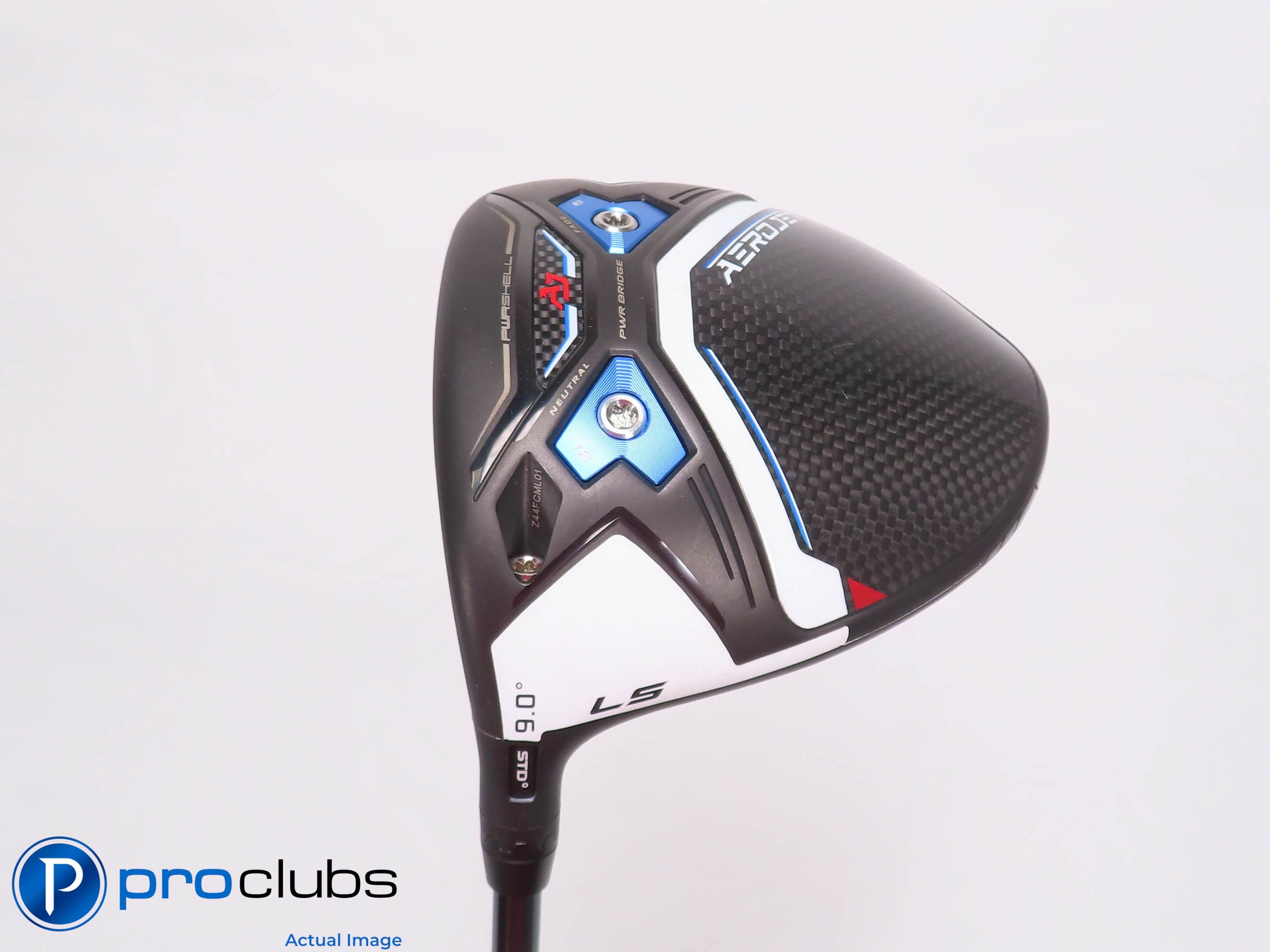 Nice Left Handed Cobra AEROJET LS 9* DRIVER - LINQ White 6F4 Stiff Flex 452540