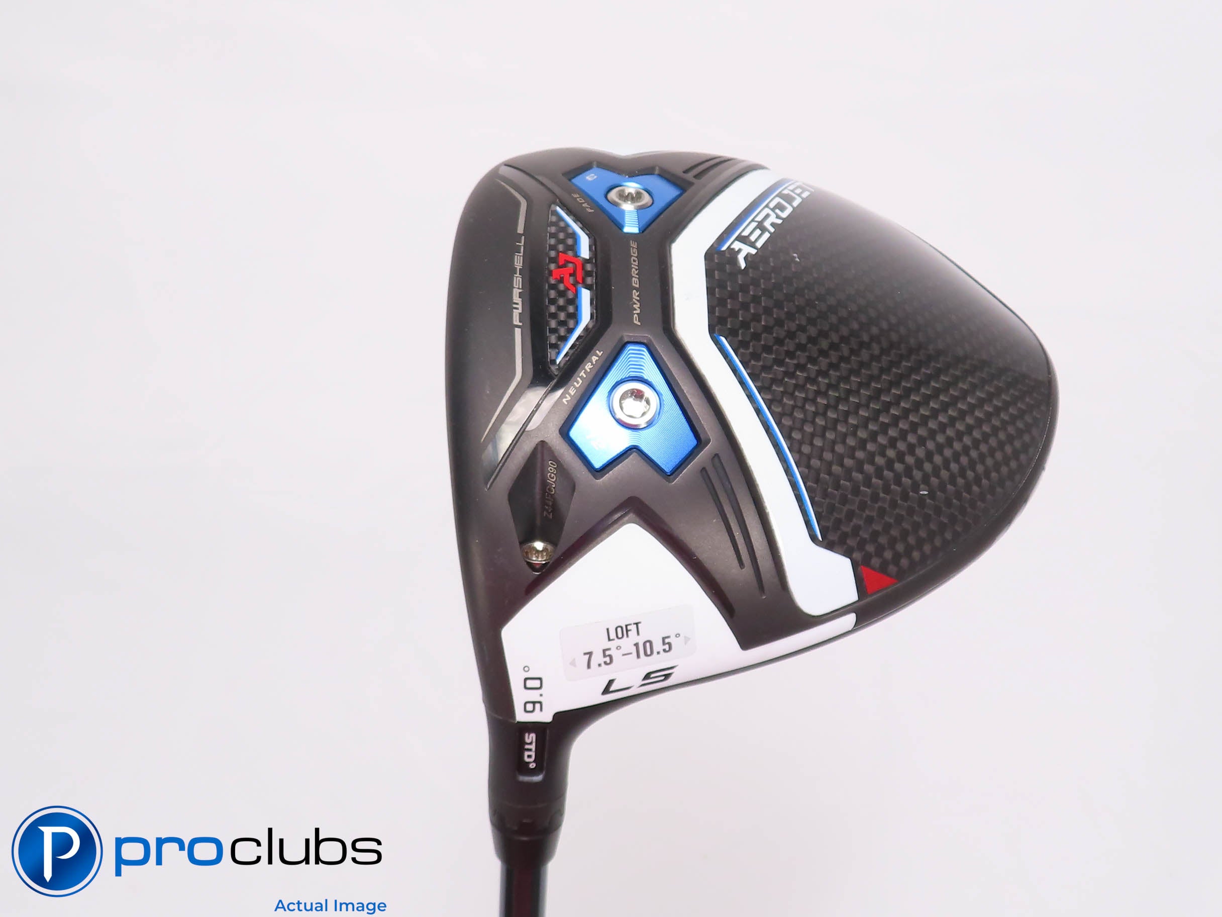 Nice Left Handed Cobra AEROJET LS 9* DRIVER - LINQ White 6F4 Stiff Flex 452527