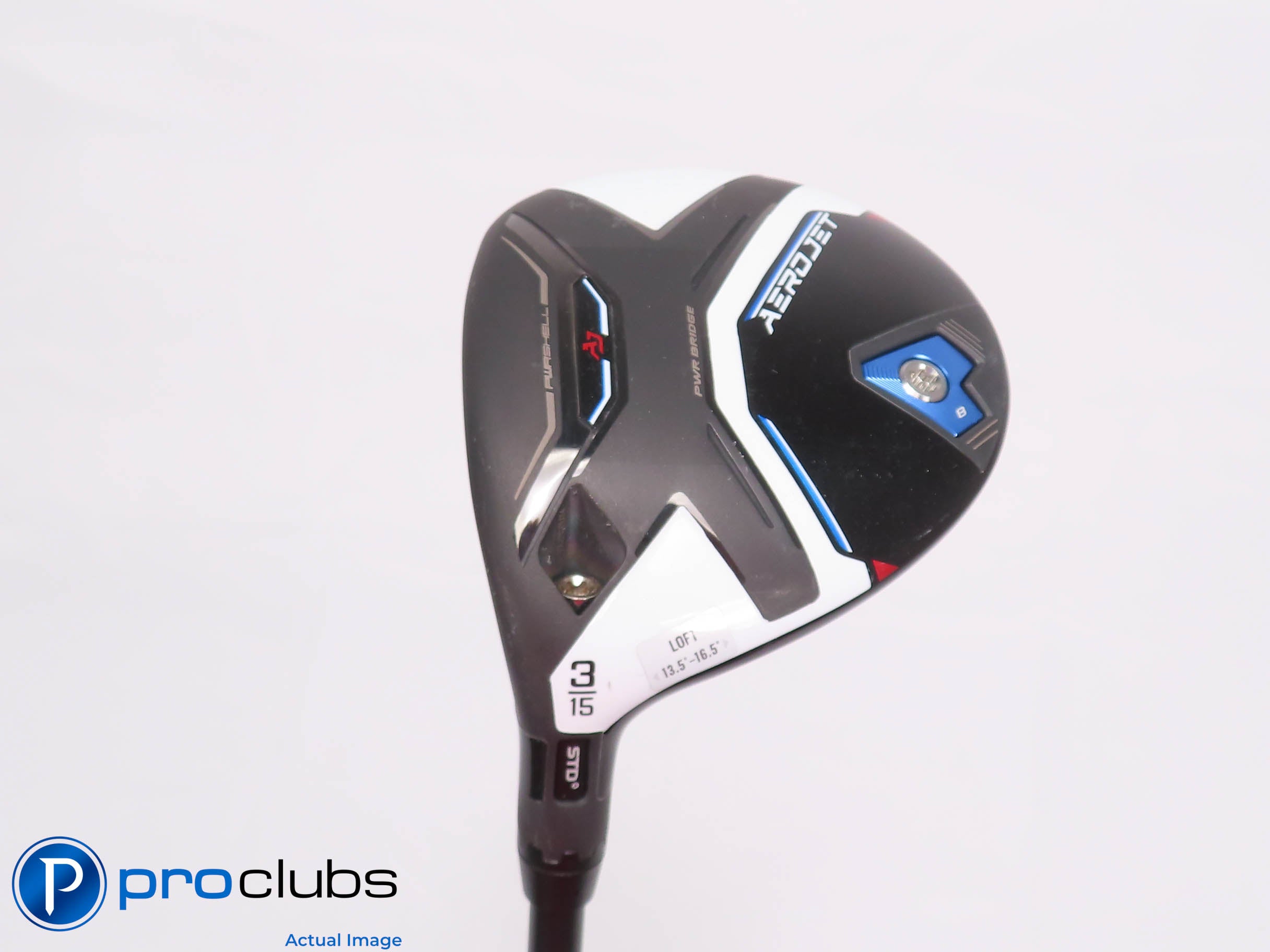 Left Handed Cobra AEROJET 15* 3 Wood - UST Mamiya Helium 5F4 Stiff Flex - 453047