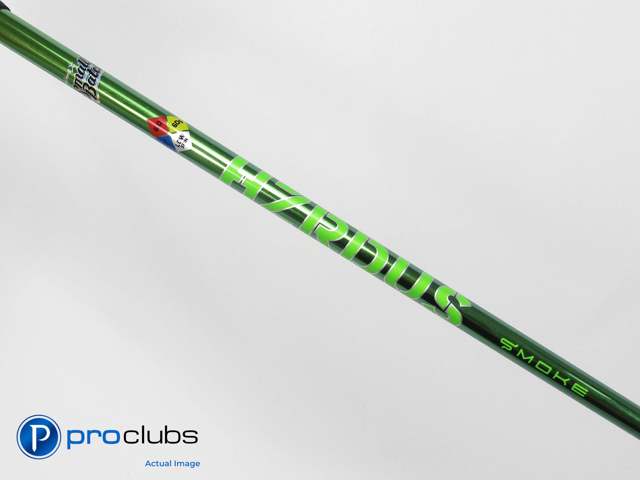 Project X HZRDUS SMOKE Green HULK PVD 60 Stiff Fairway Shaft Pull Out #453398